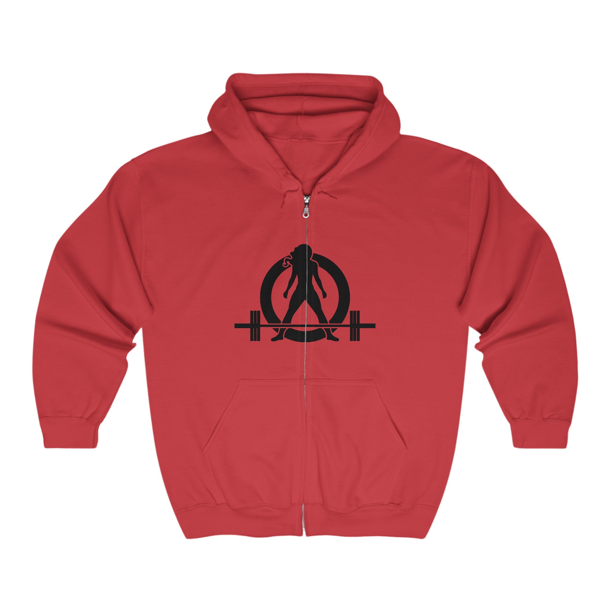 Unisex Heavy Blend™ Full Zip Hooded Sweatshirt - Classic Black Logo