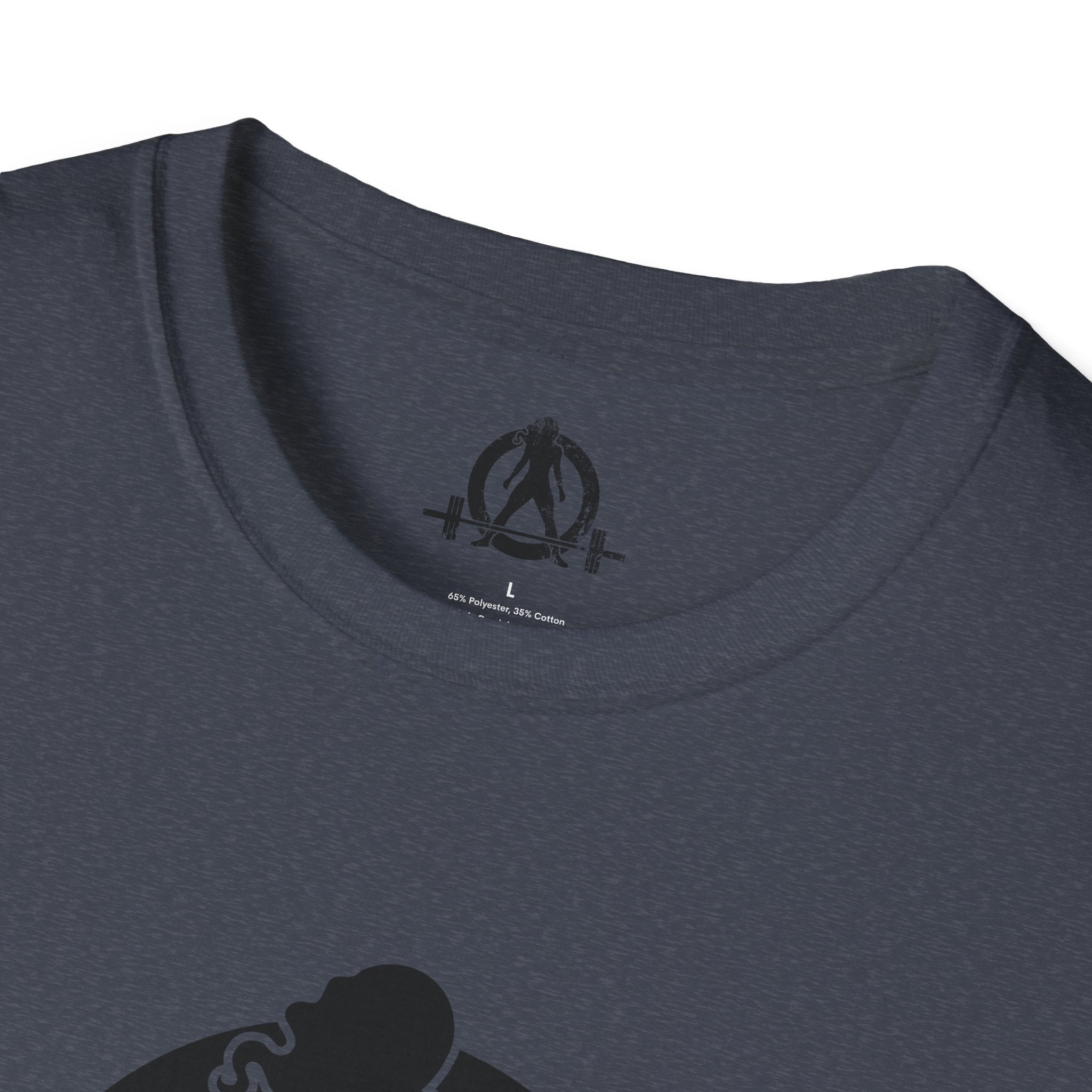 Iron Sharpens Iron - Unisex Softstyle T-Shirt - Black Logo Front & Back