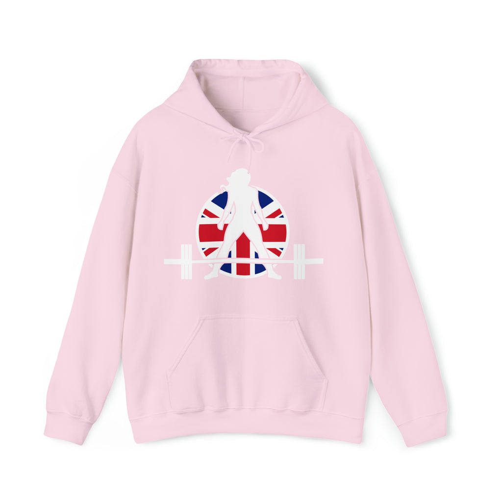 UK Logo - Unisex Heavy Blend Hooded Sweatshirt -  Plain Back