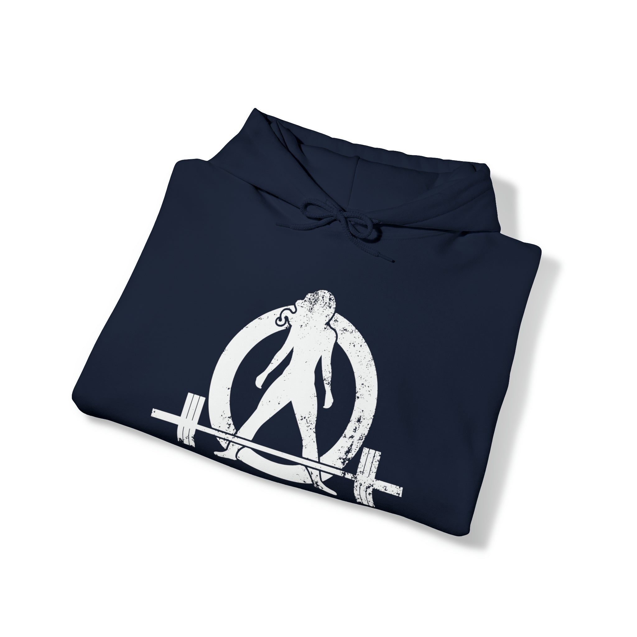 I Could Deadlift You. - Unisex Heavy Blend Hooded Sweatshirt - White Logo on Back