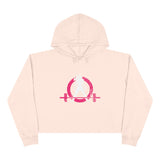 Empowered Crop Hoodie – For Strong Women Who Lift - Classic Logo