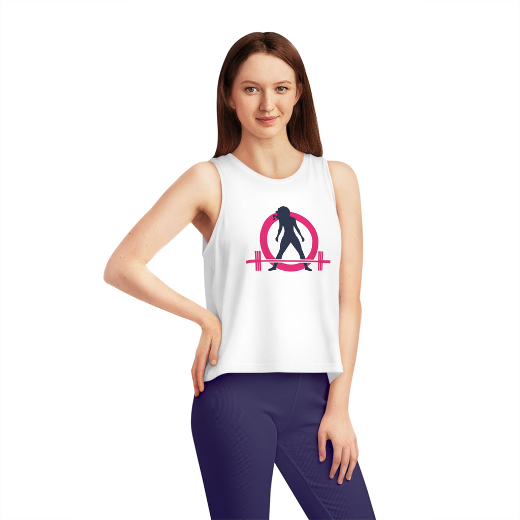 Women's Dancer Cropped Tank Top - Classic Logo