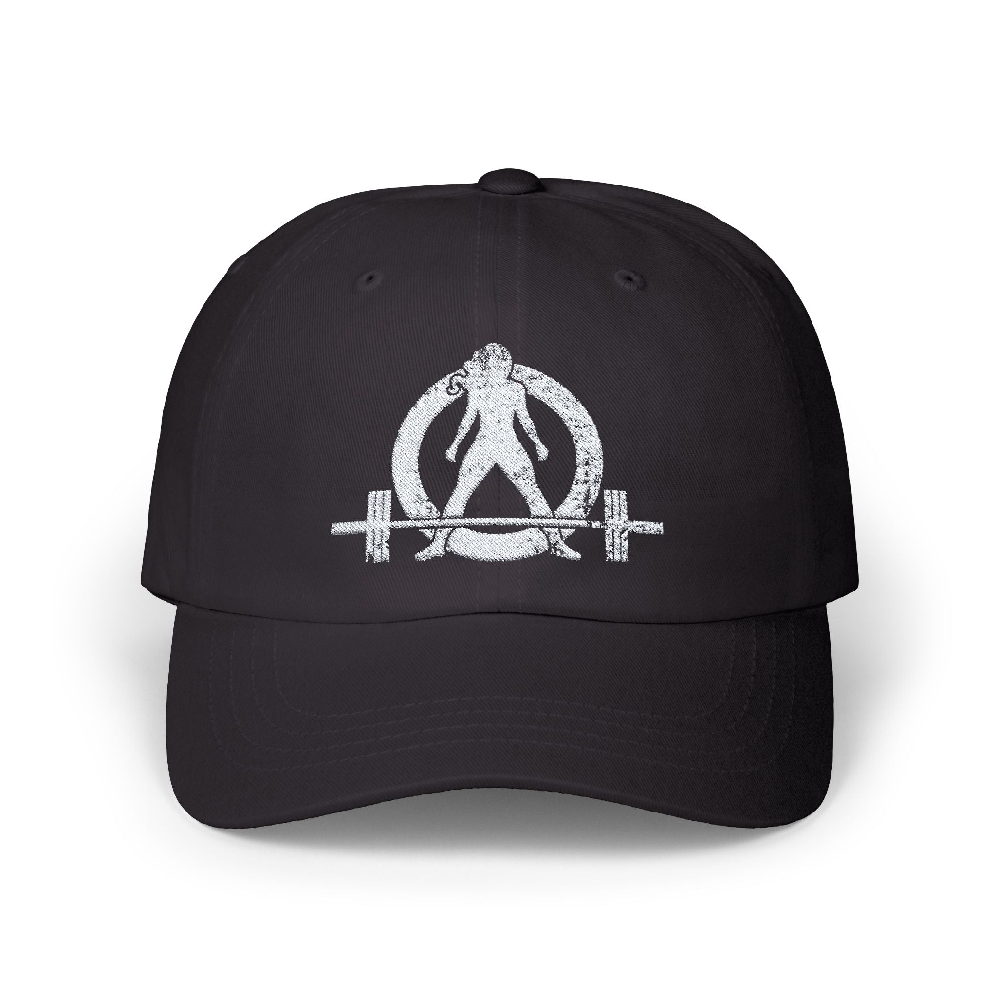 Classic Dad Cap - White Distressed Logo