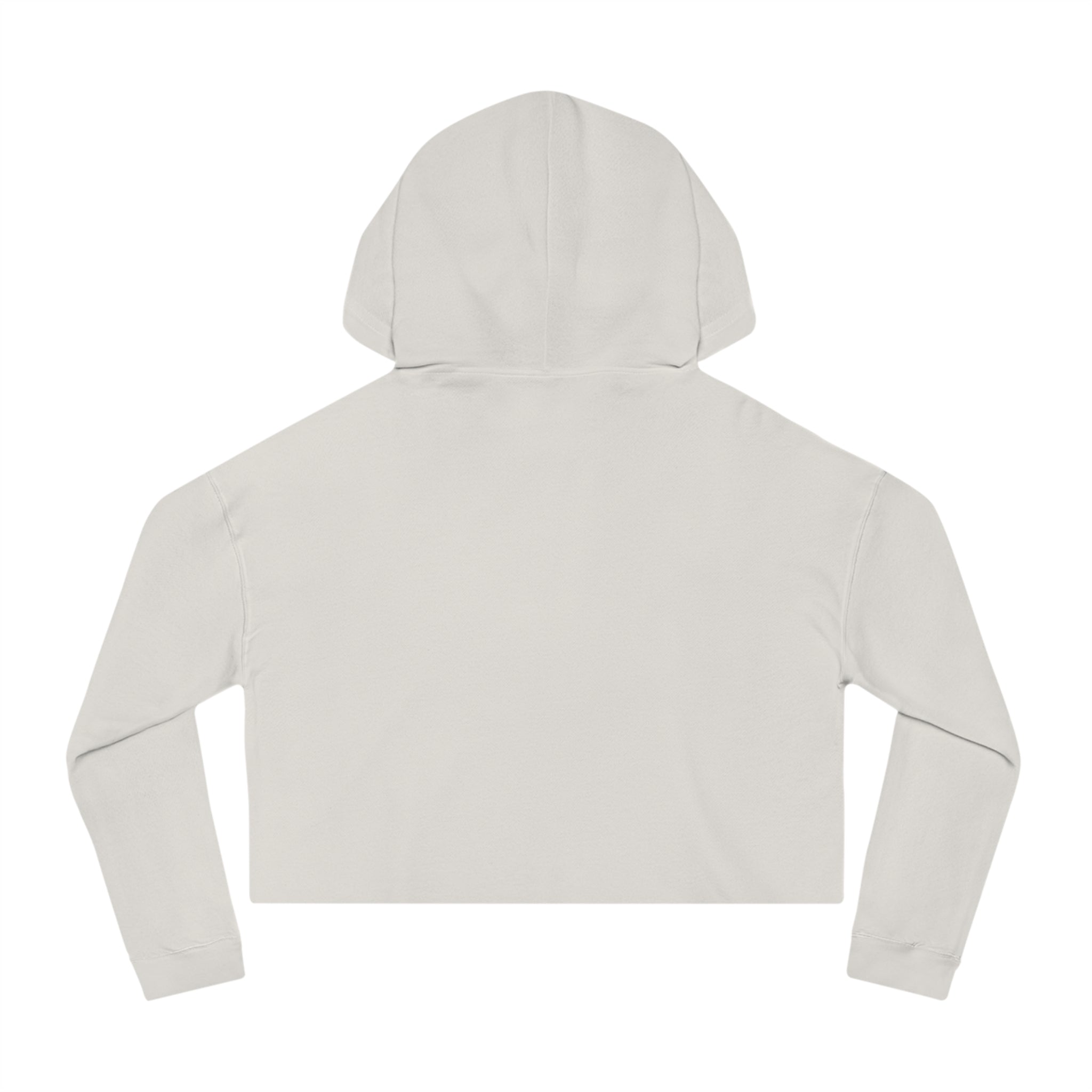 Women’s Cropped Hooded Sweatshirt - Black Classic Logo