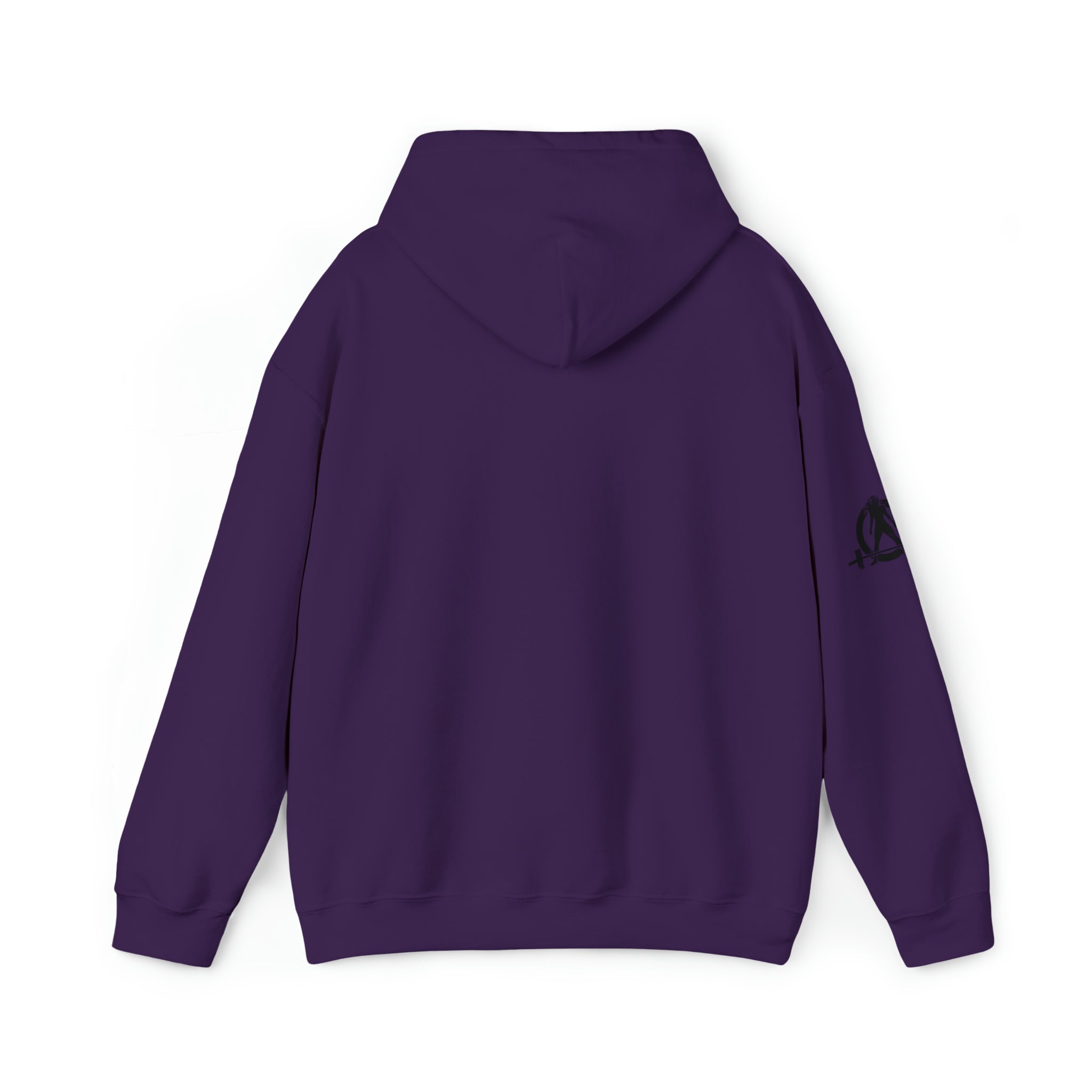 Strong Not Skinny - Unisex Heavy Blend Hooded Sweatshirt - Black Front Logo