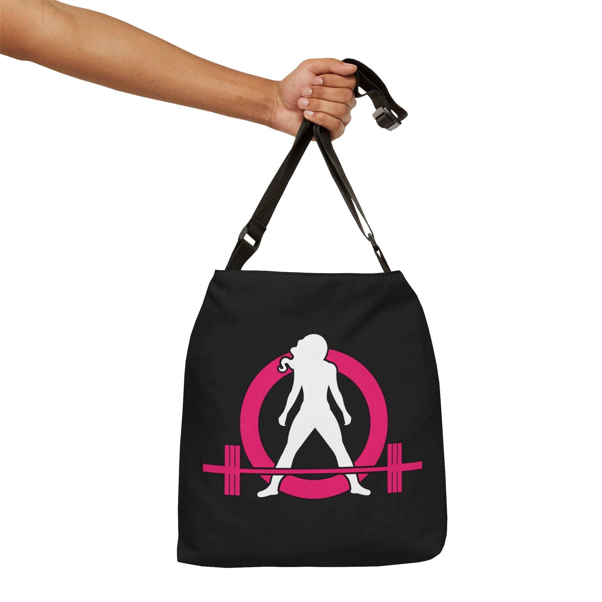 Adjustable Tote Bag (AOP) - Classic Dark Logo