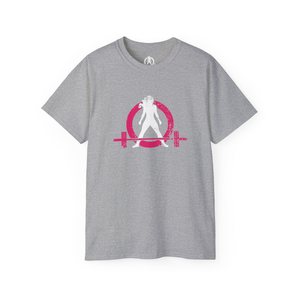 Distressed - Unisex Ultra Cotton Tee - Inverted Color Logo - Plain Back (BEST SELLER)