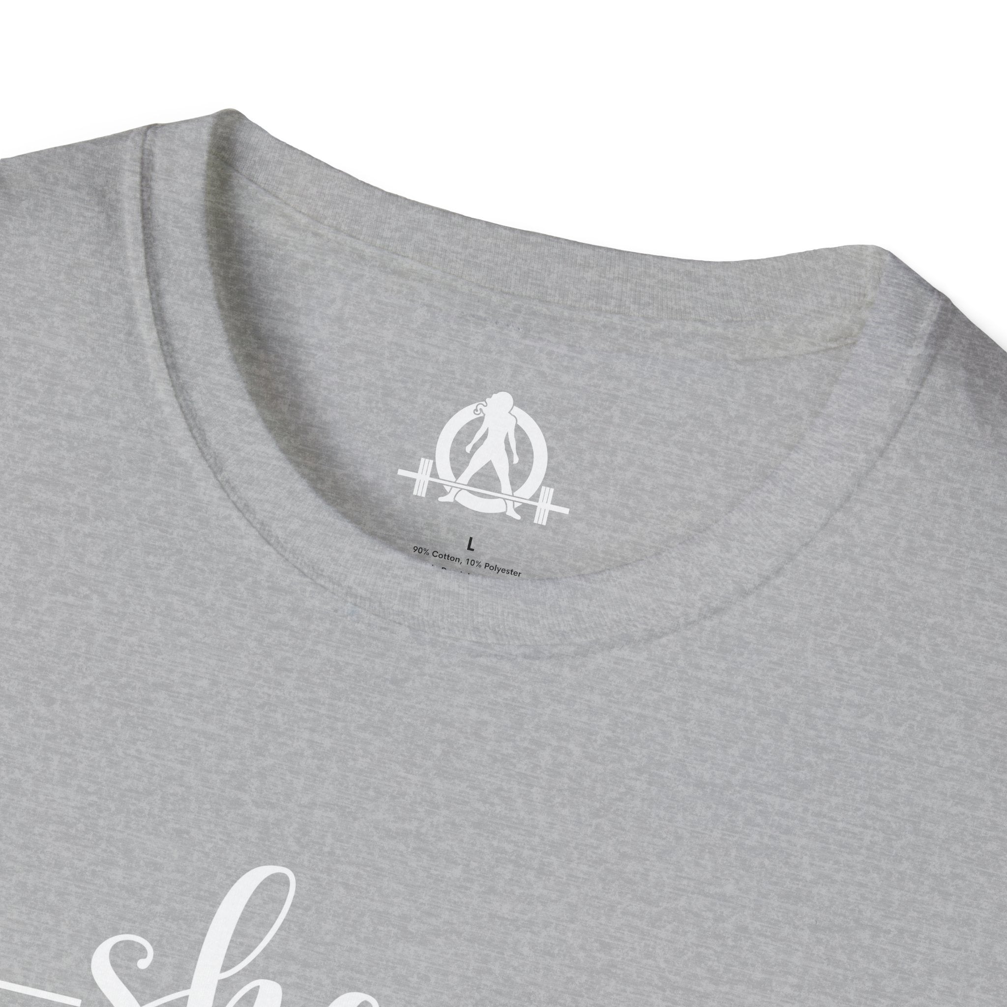 She Is STRONG - Unisex Softstyle T-Shirt - Front White Print