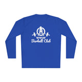 Barbell Club - Unisex Lightweight Long Sleeve Tee - White Logo