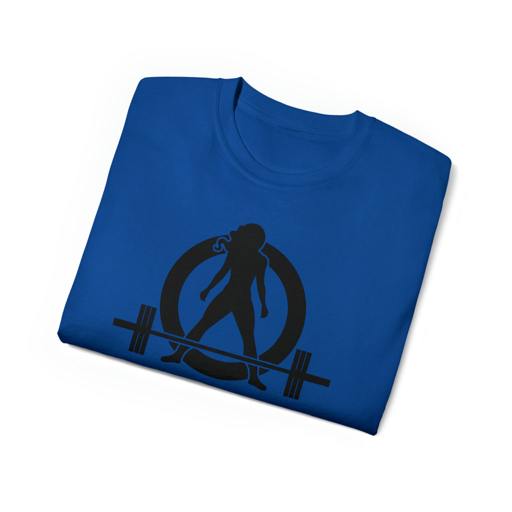 Classic Logo Black - Unisex Ultra Cotton Tee - Plain Back