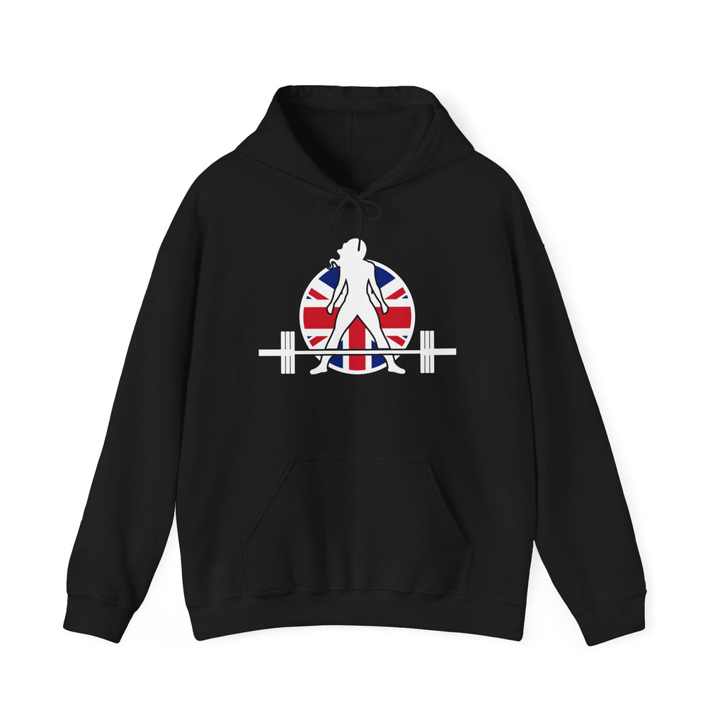 UK Logo - Unisex Heavy Blend Hooded Sweatshirt -  Plain Back