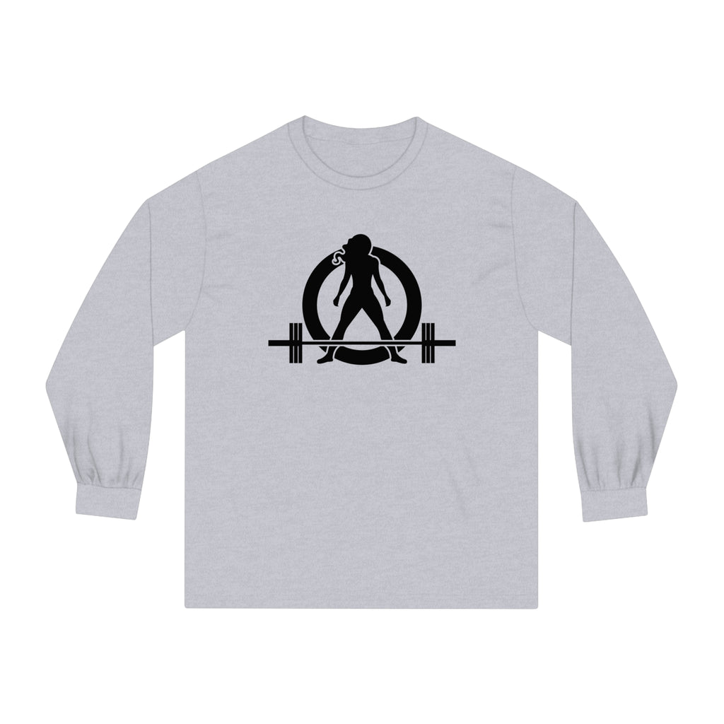 45 + 45 = 135 - Unisex Classic Long Sleeve T-Shirt - Black Print on Front & Back