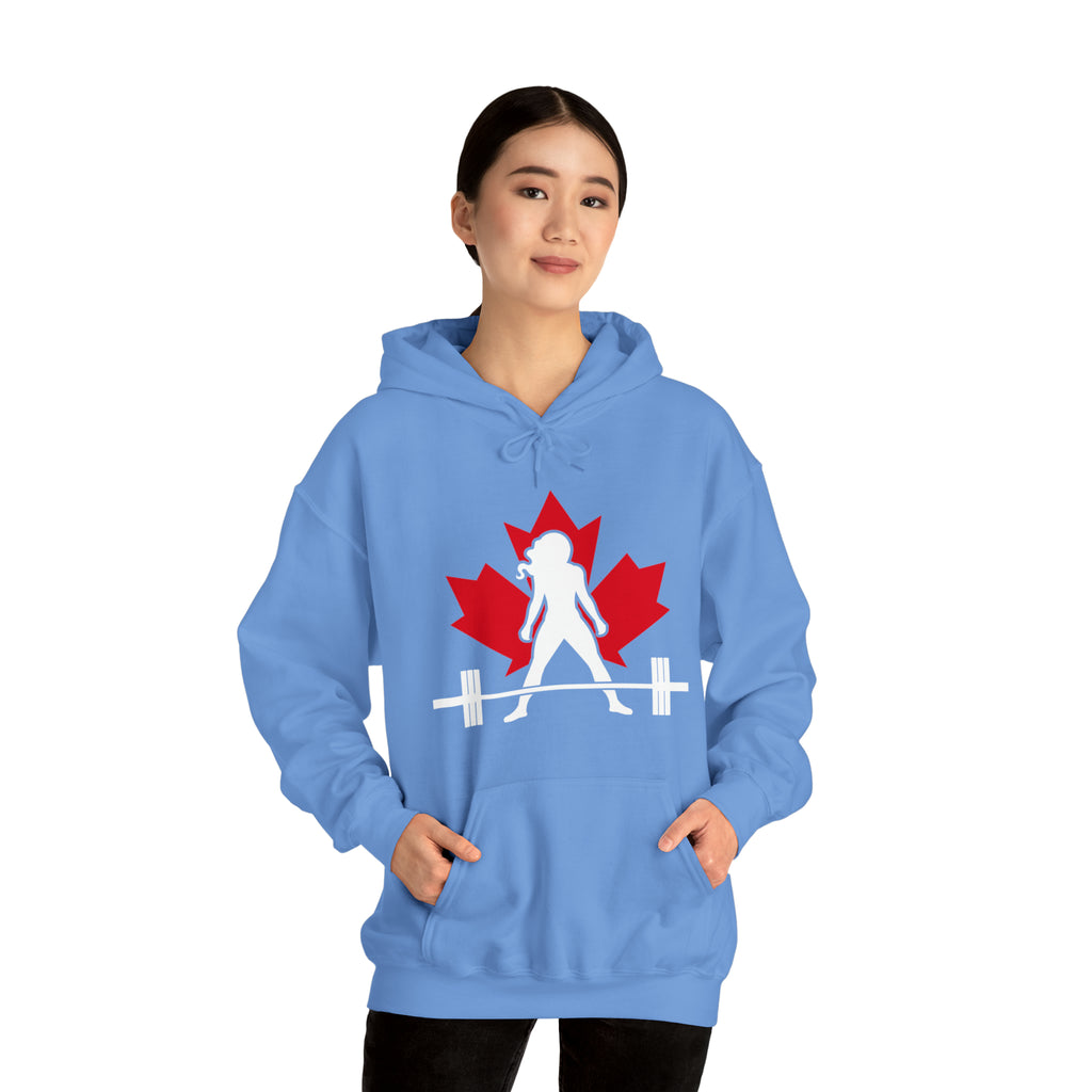 Unisex Heavy Blend Hooded Sweatshirt - Canada Dark Logo - Plain Back