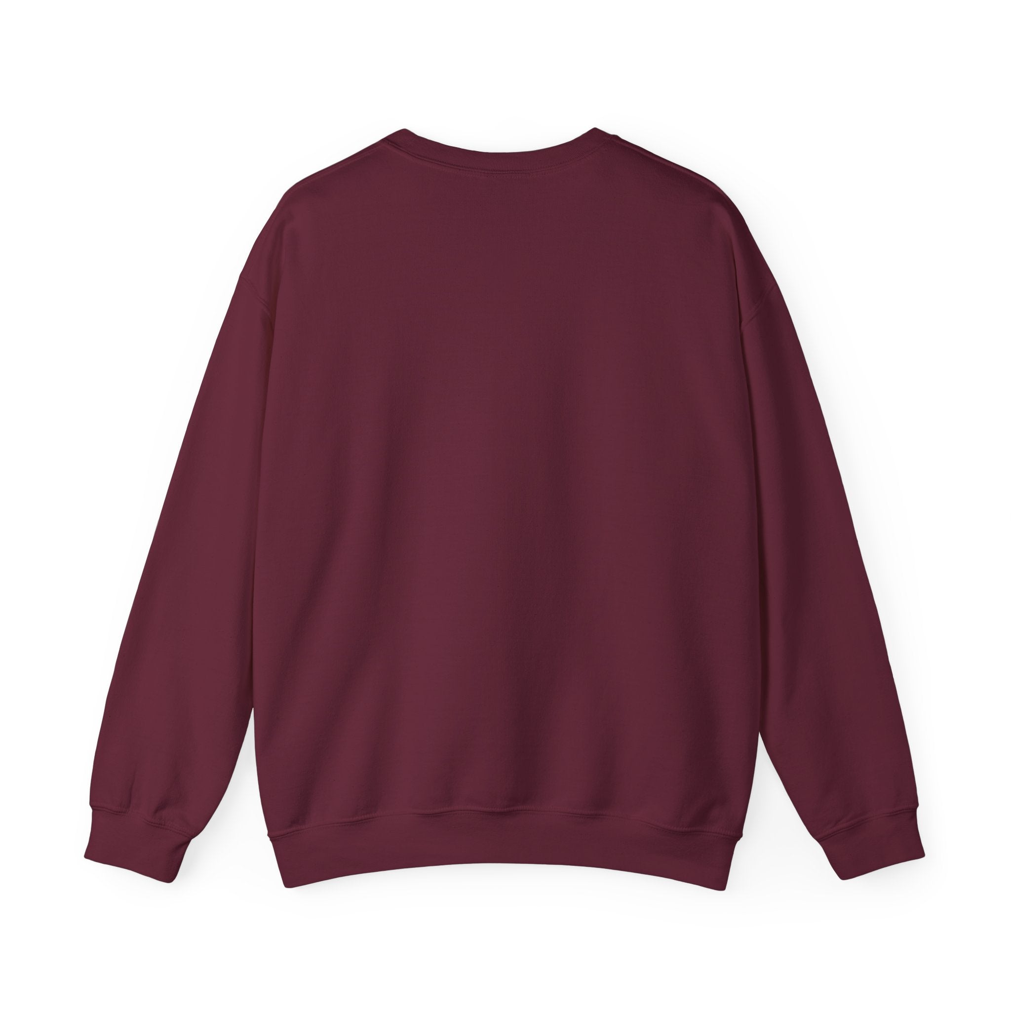 Distressed Logo - Unisex Heavy Blend™ Crewneck Sweatshirt - White Logo