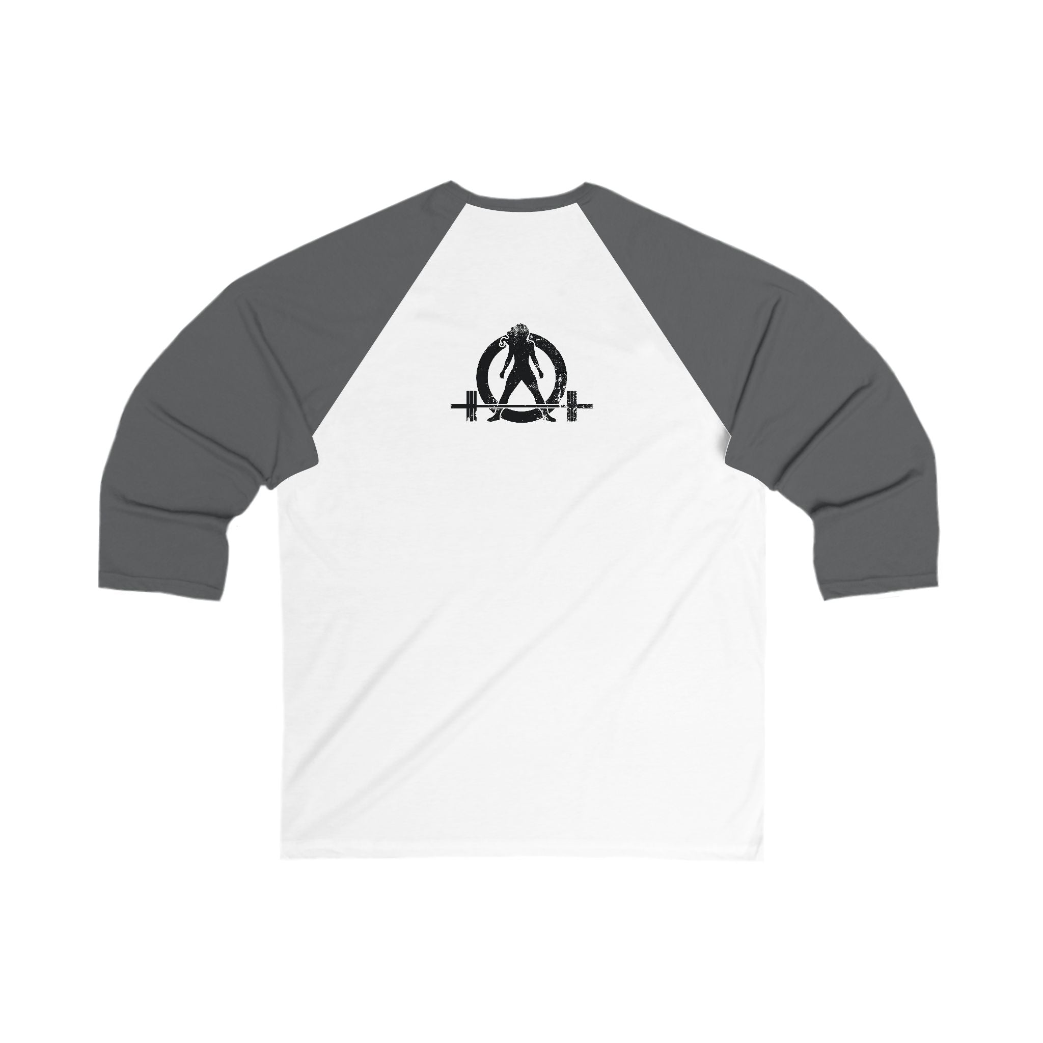 Strong Not Skinny - 3\4 Sleeve Baseball Tee - Color Logo