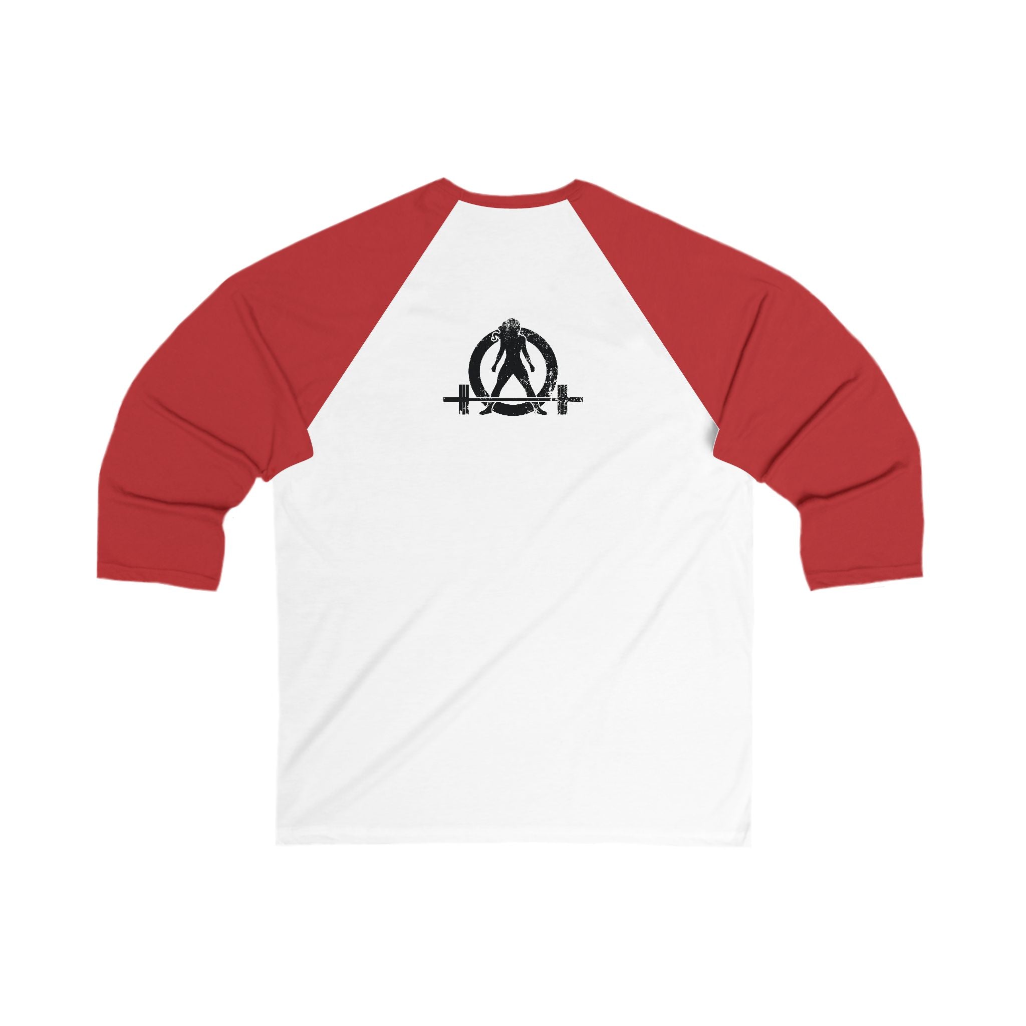 Strong Not Skinny - 3\4 Sleeve Baseball Tee - Color Logo