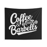 Coffee & Barbells - Indoor Wall Tapestries