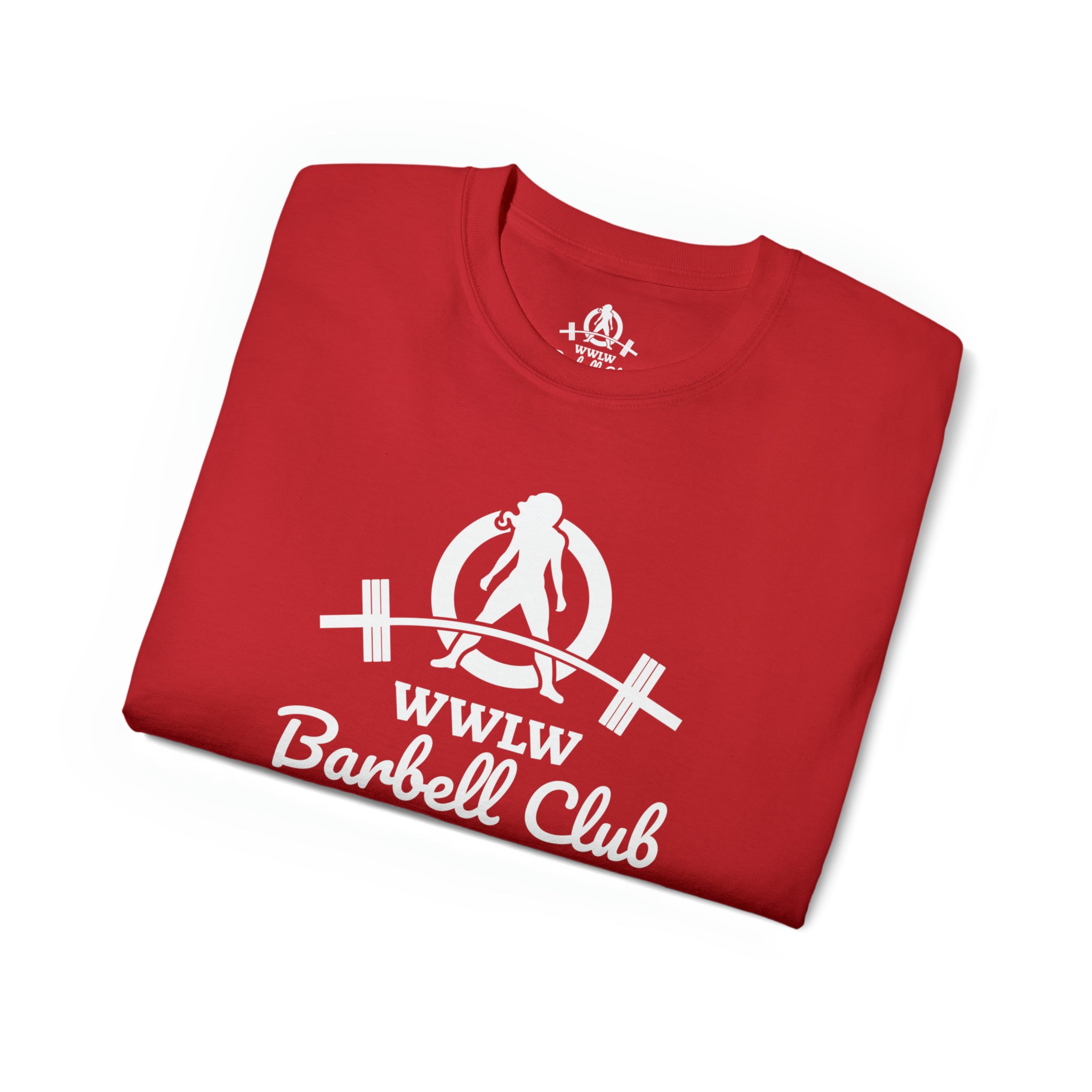 Barbell Club - Unisex Ultra Cotton Tee - White Logo