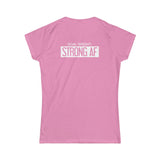 Goal Weight Strong AF - Women's Softstyle Tee - Print on Front & Back
