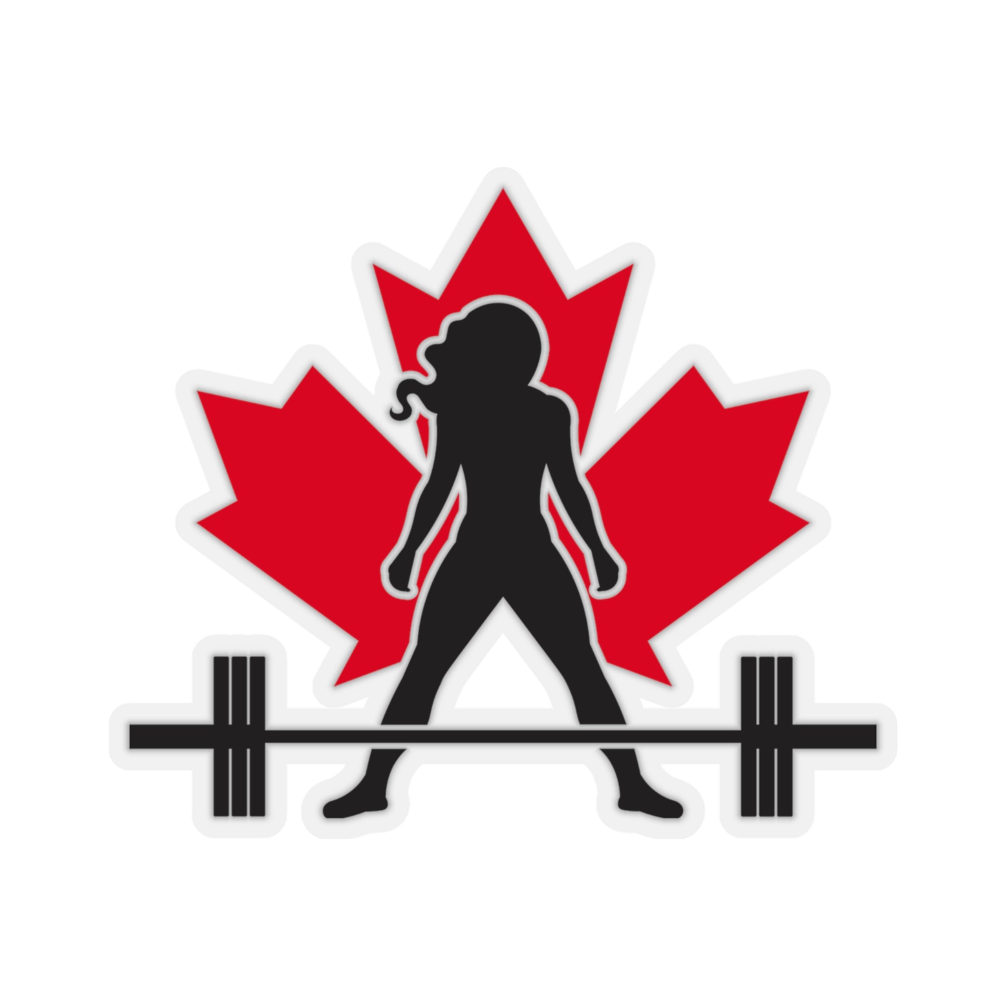 Kiss-Cut Stickers - Canada Logo Dark