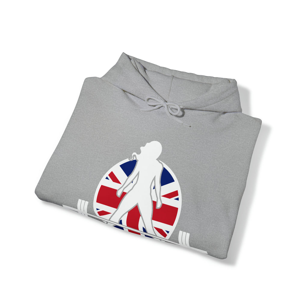 UK Logo - Unisex Heavy Blend Hooded Sweatshirt -  Plain Back