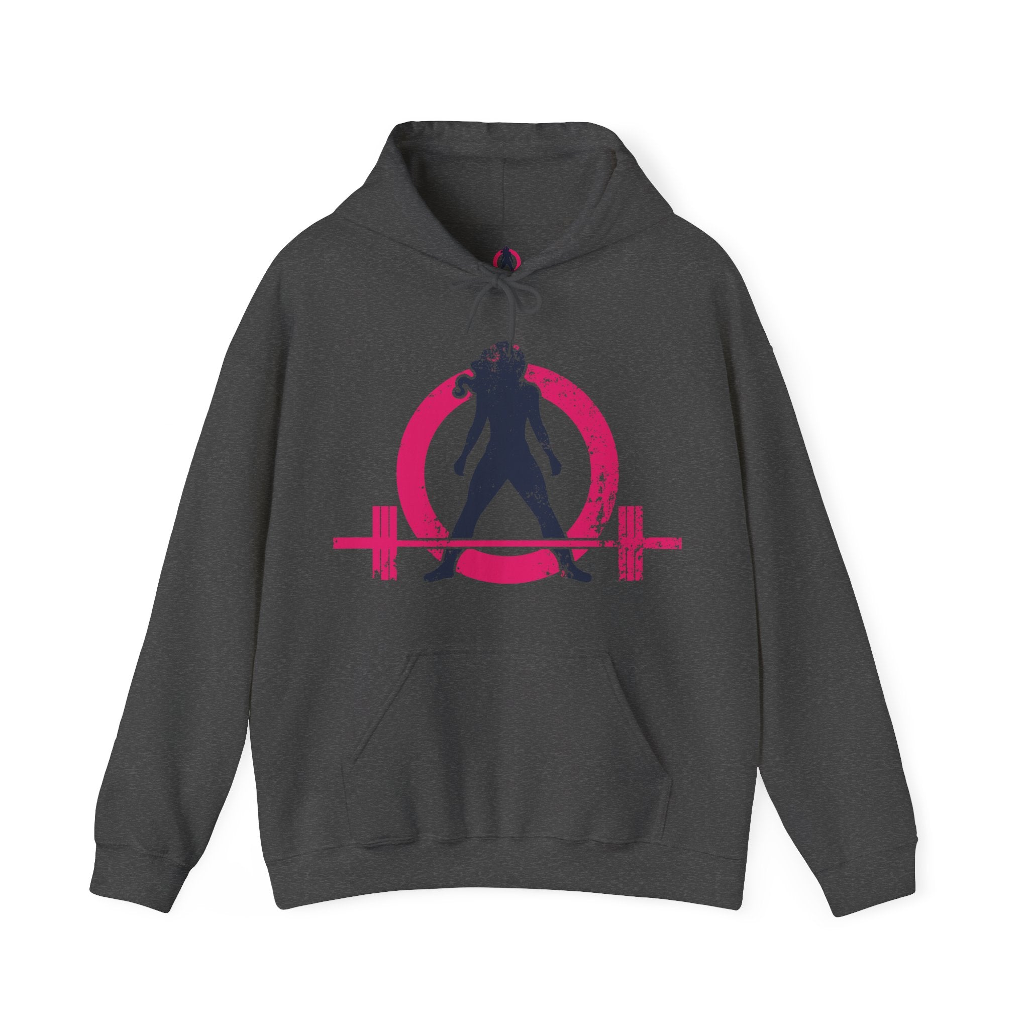 Distressed Logo - Unisex Heavy Blend Hooded Sweatshirt - Color Logo Inverted  (BEST SELLER)