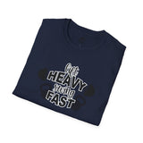 Lift Heavy Swing Fast - Unisex Softstyle T-Shirt - Logo Front