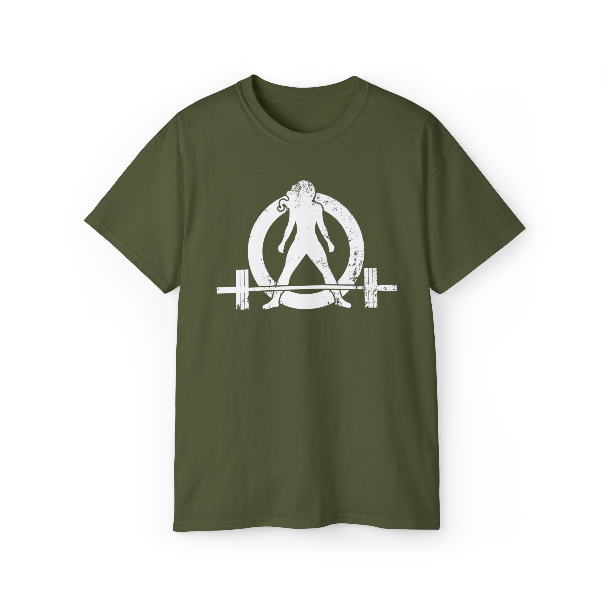 Strong Is Beautiful - Unisex Ultra Cotton Tee - Distressed White Logo - (BEST SELLER)