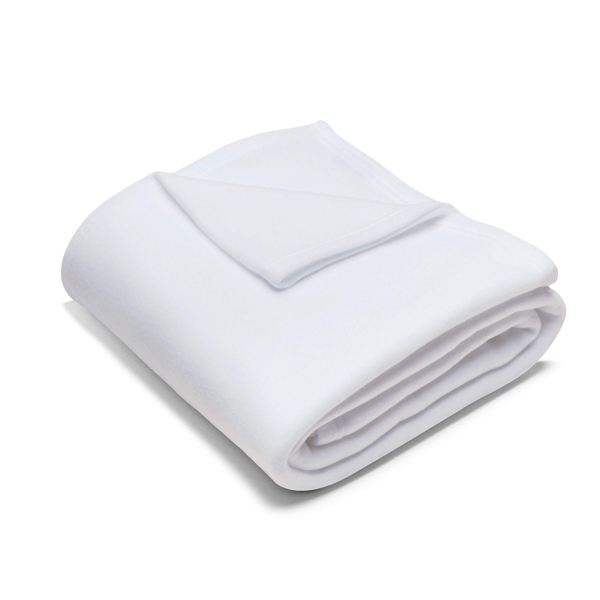 Arctic Fleece Blanket - White Color Logo