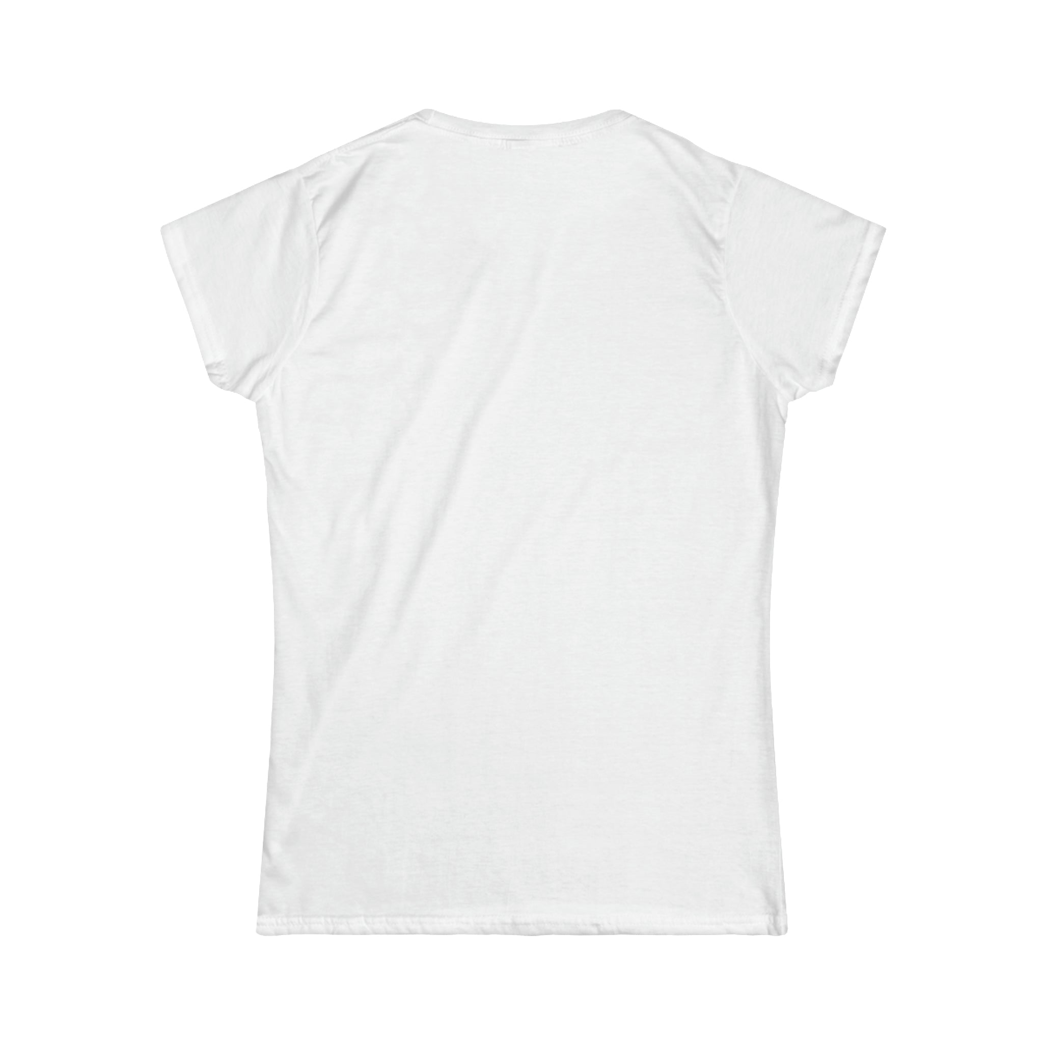 She is STRONG - Women's Softstyle Tee - Front Print Black