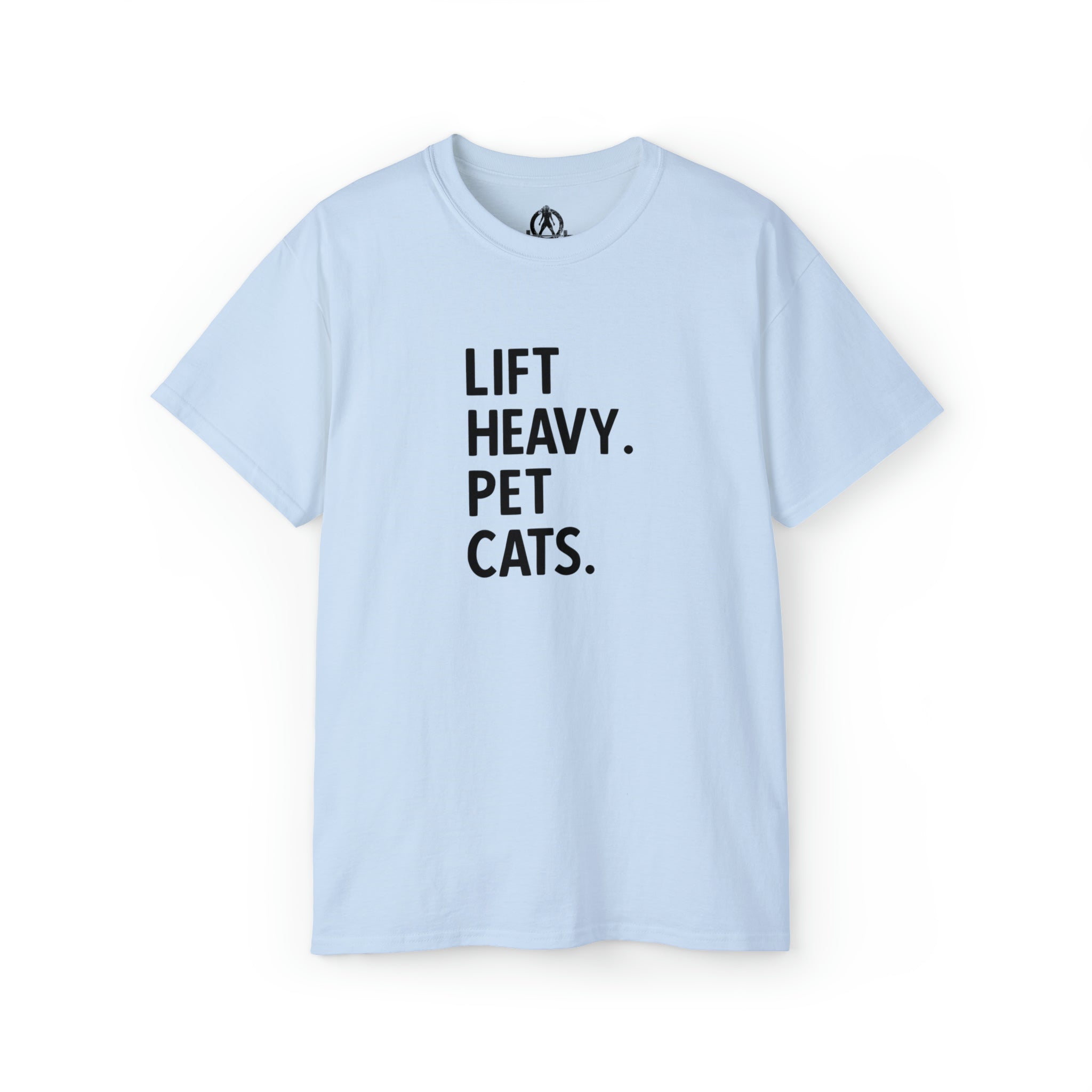 Lift Heavy Pet Cats - Unisex Ultra Cotton Tee - Black Logo