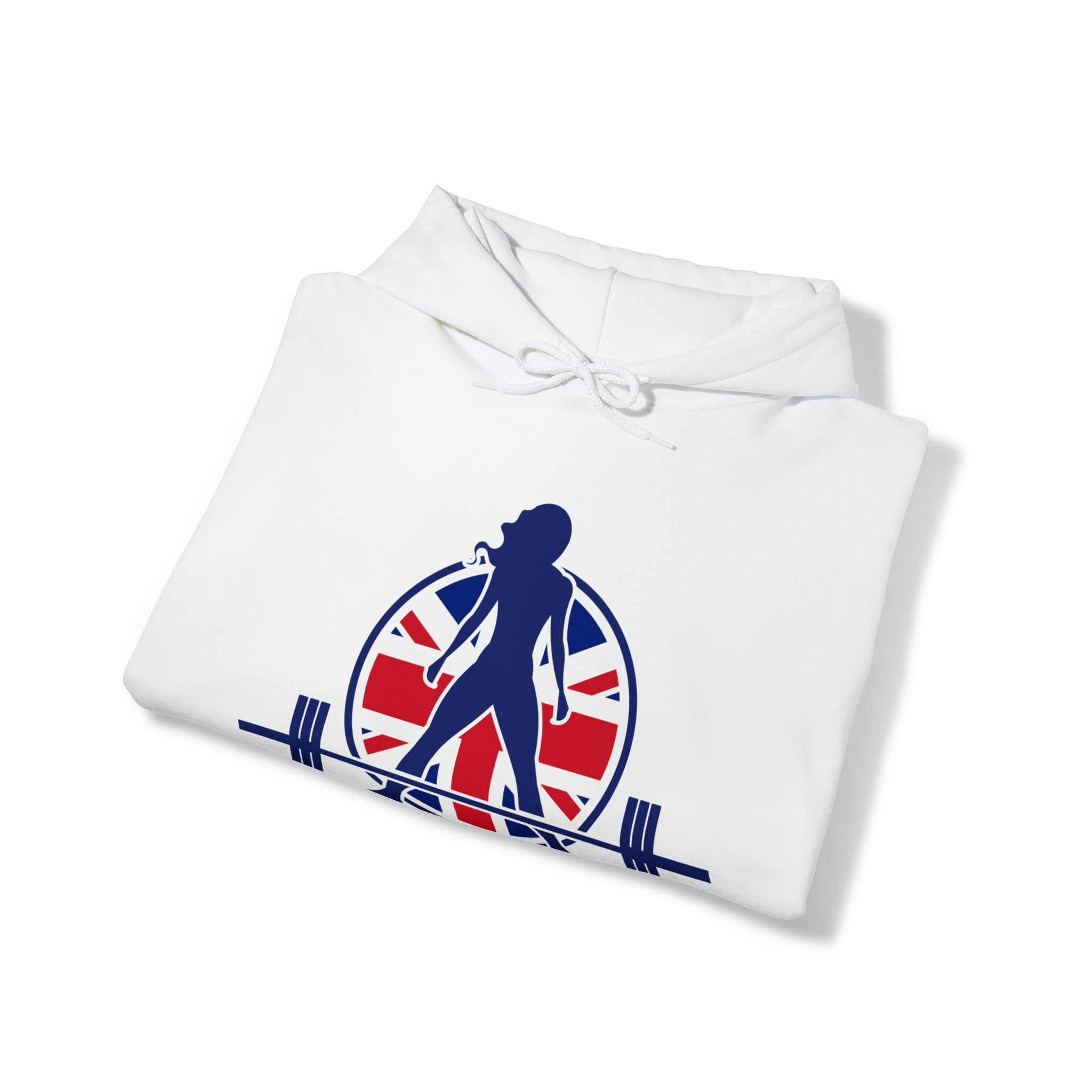 UK Logo Light  Unisex Heavy Blend Hooded Sweatshirt - Plain Back