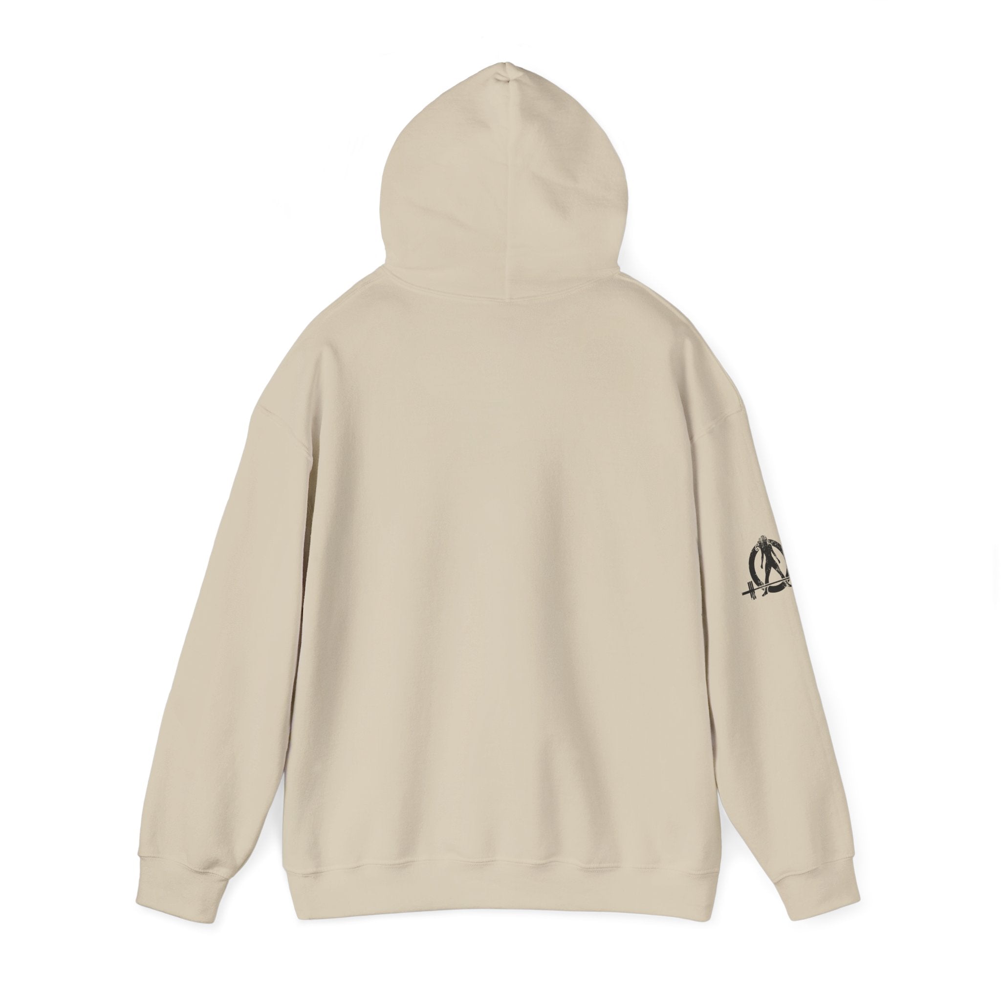 Strong Not Skinny - Unisex Heavy Blend Hooded Sweatshirt - Black Front Logo