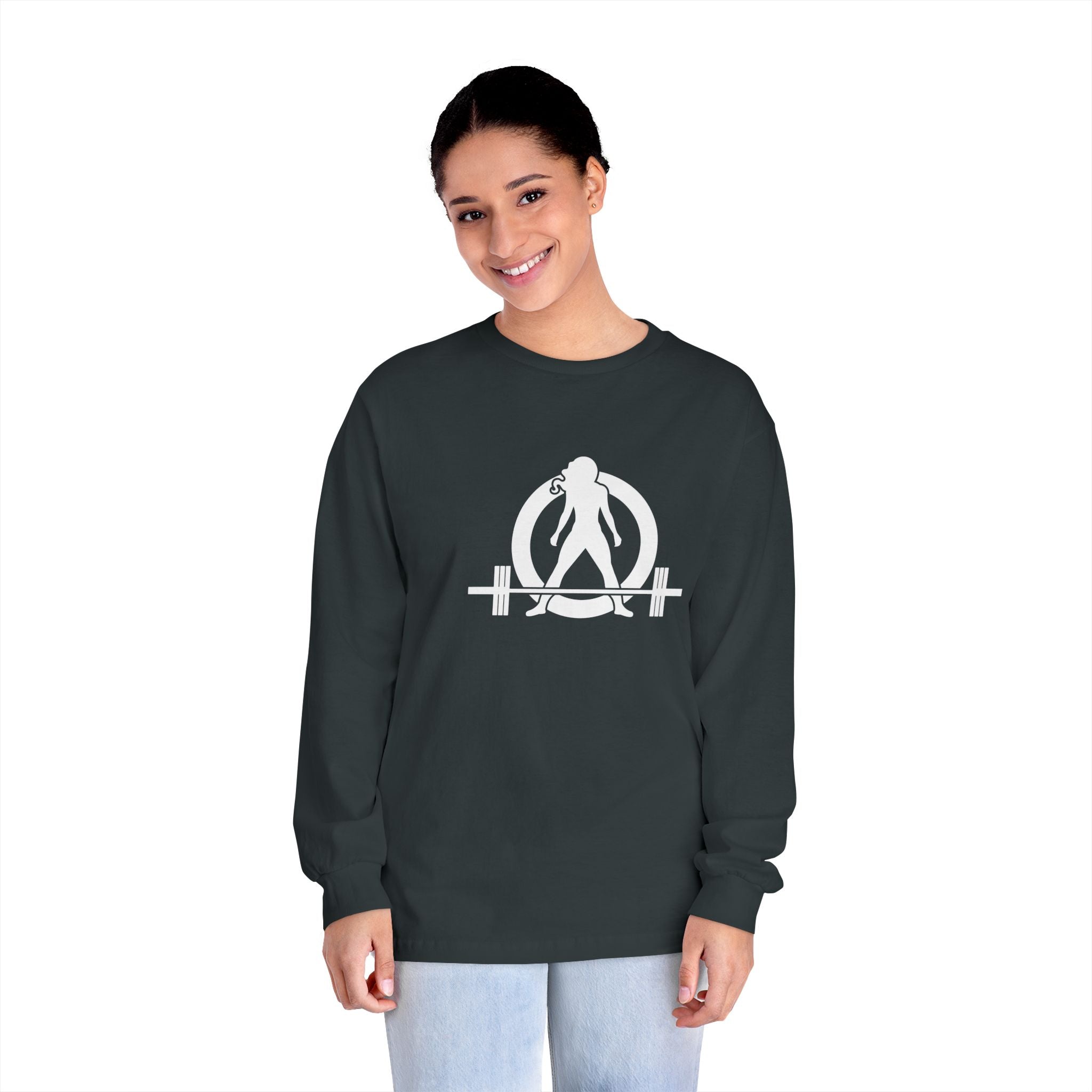 The Bar Is Loaded - Unisex Long Sleeve T-Shirt - White Logo