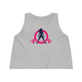 Women's Dancer Cropped Tank Top - Classic Color Logo Front
