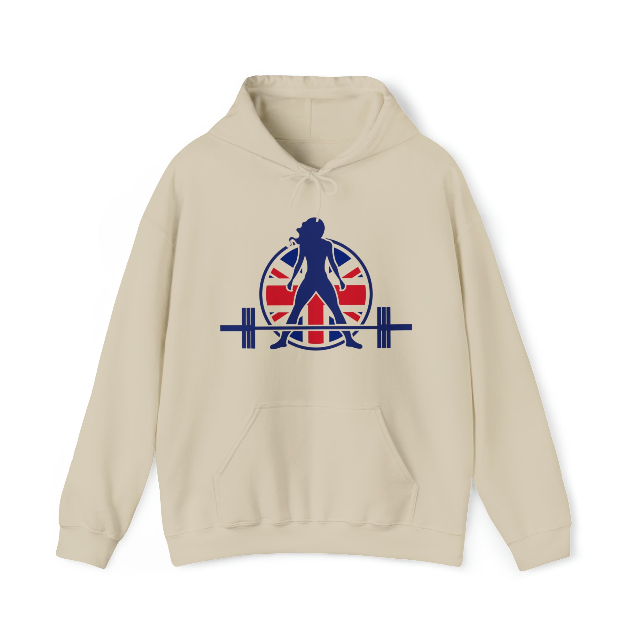 UK Logo Light  Unisex Heavy Blend Hooded Sweatshirt - Plain Back