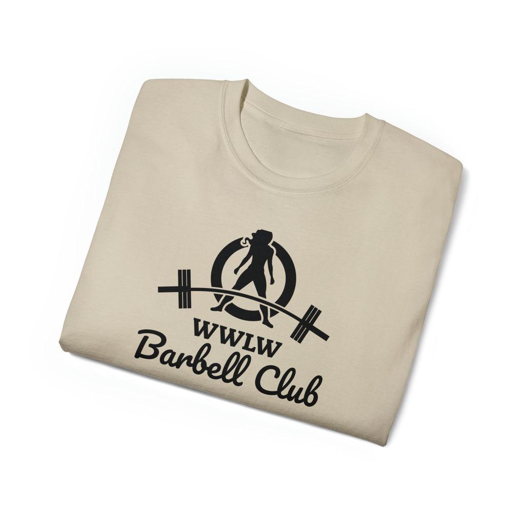 Barbell Club - Unisex Ultra Cotton Tee - Black Logo