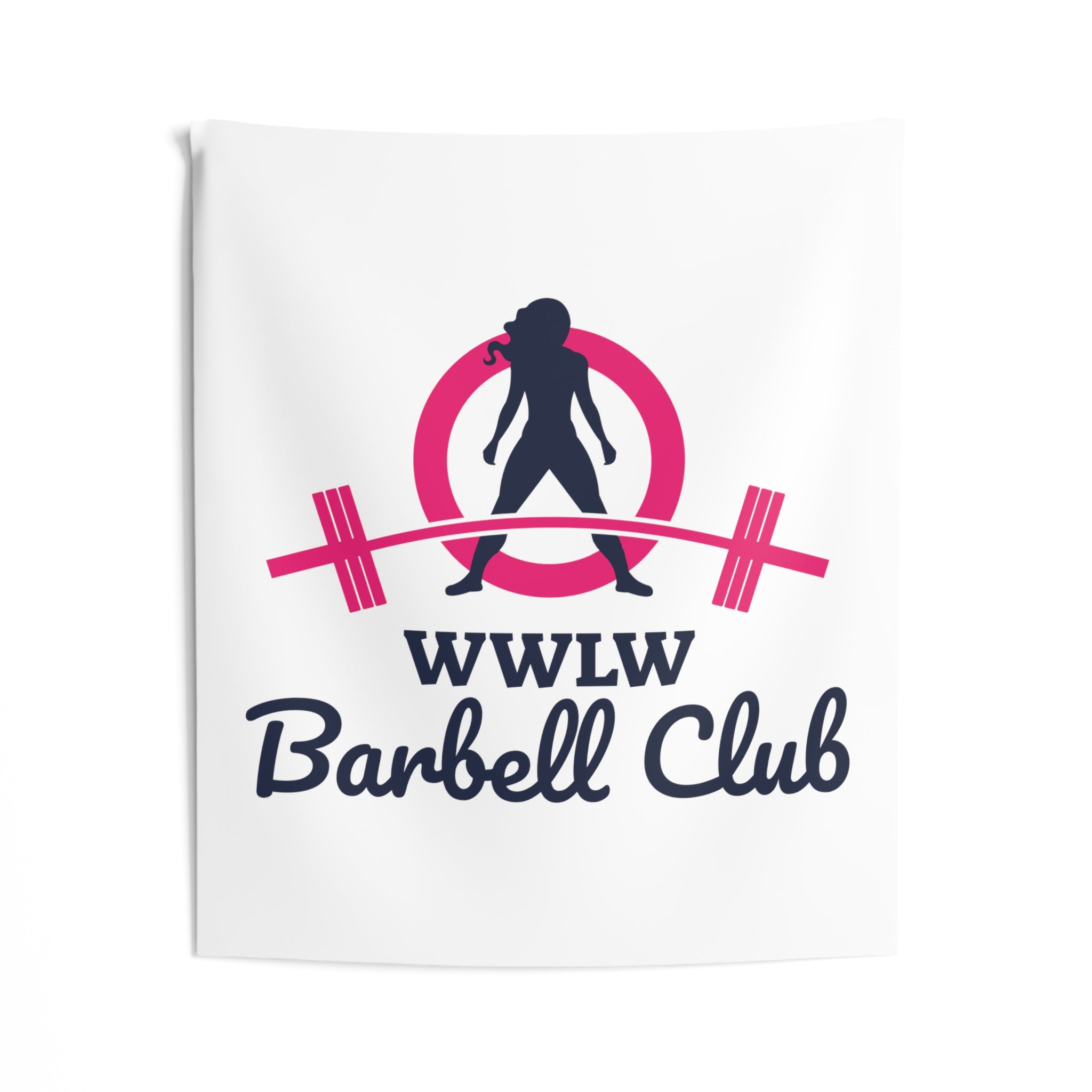 Barbell Club - Classic Logo - Indoor Wall Tapestries