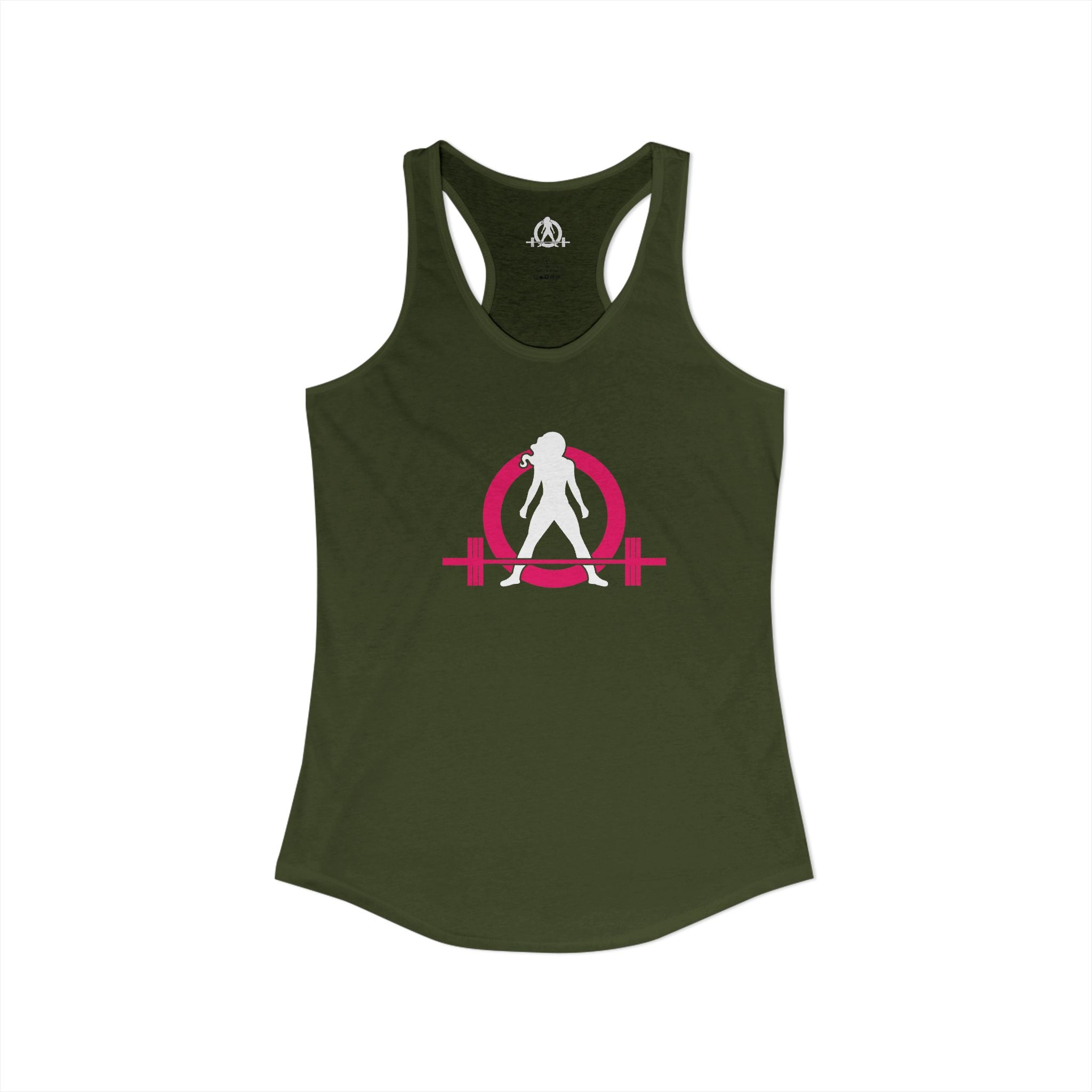 Strong Is Beautiful - Women's Ideal Racerback Tank - Classic Logo Front & Back