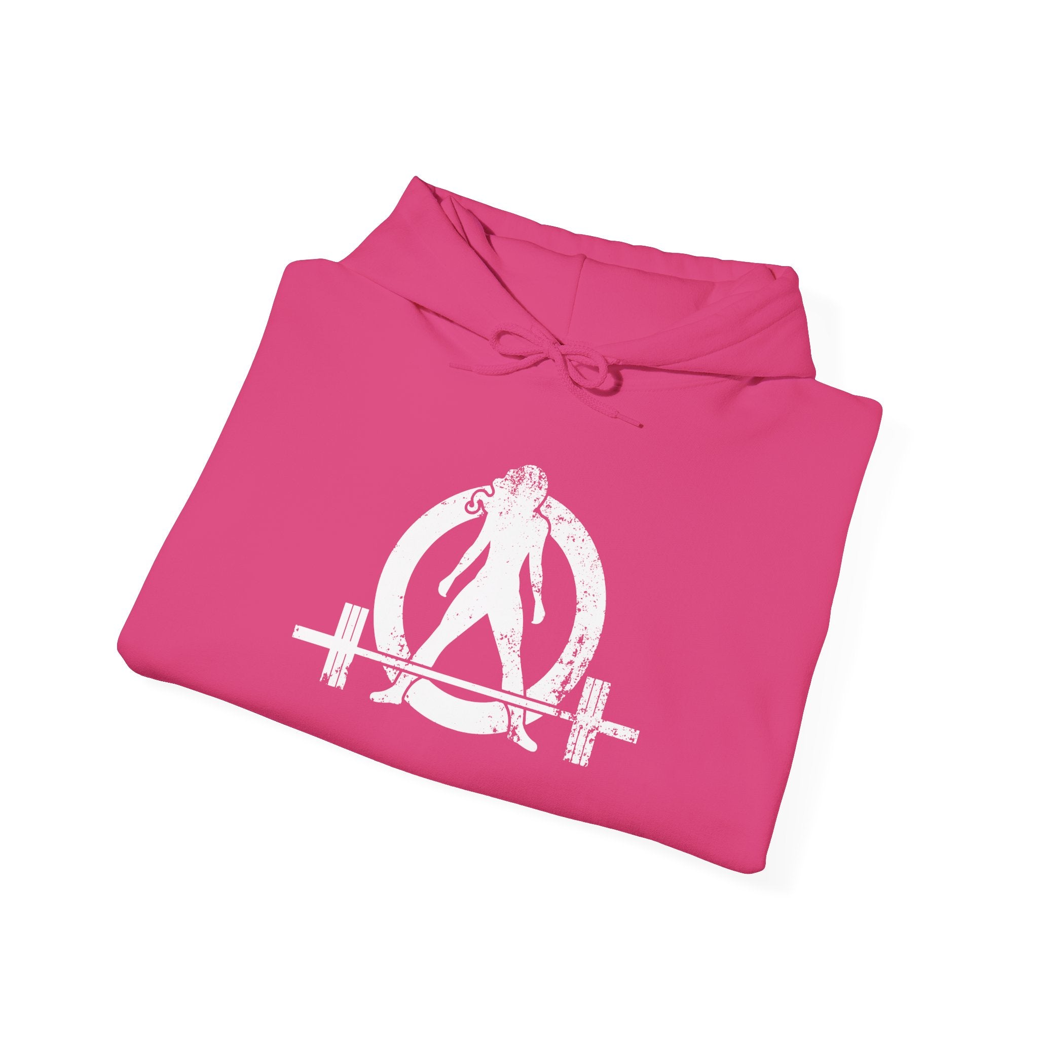 Distressed Logo - Unisex Heavy Blend Hooded Sweatshirt - White Logo  (BEST SELLER)