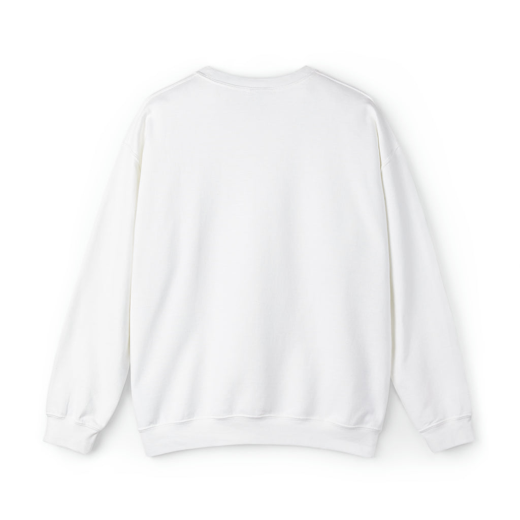 Distressed Logo - Unisex Heavy Blend™ Crewneck Sweatshirt - Inverted Color Logo