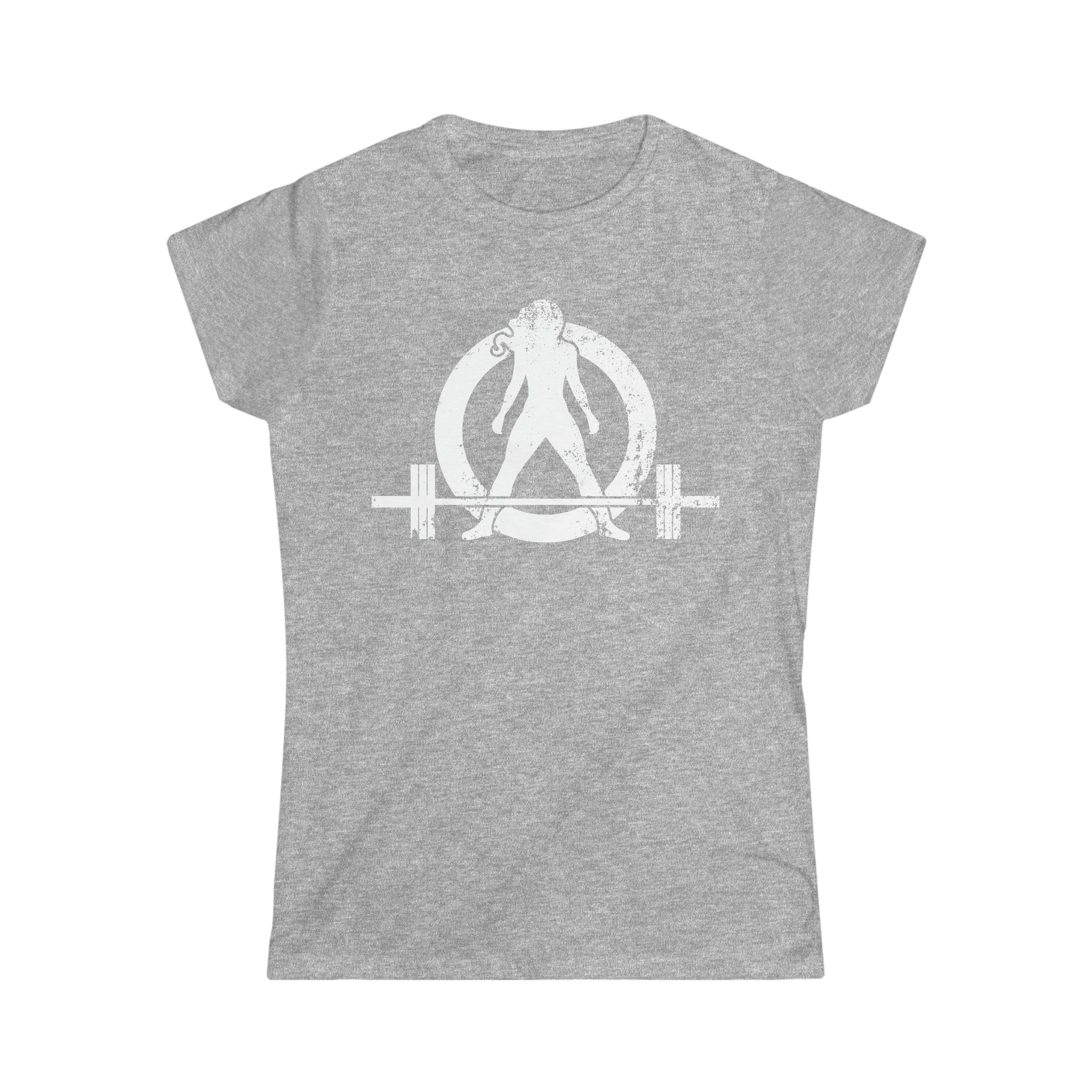 Strong Is Beautiful - Distressed White Logo - Women's Softstyle Tee (BEST SELLER)