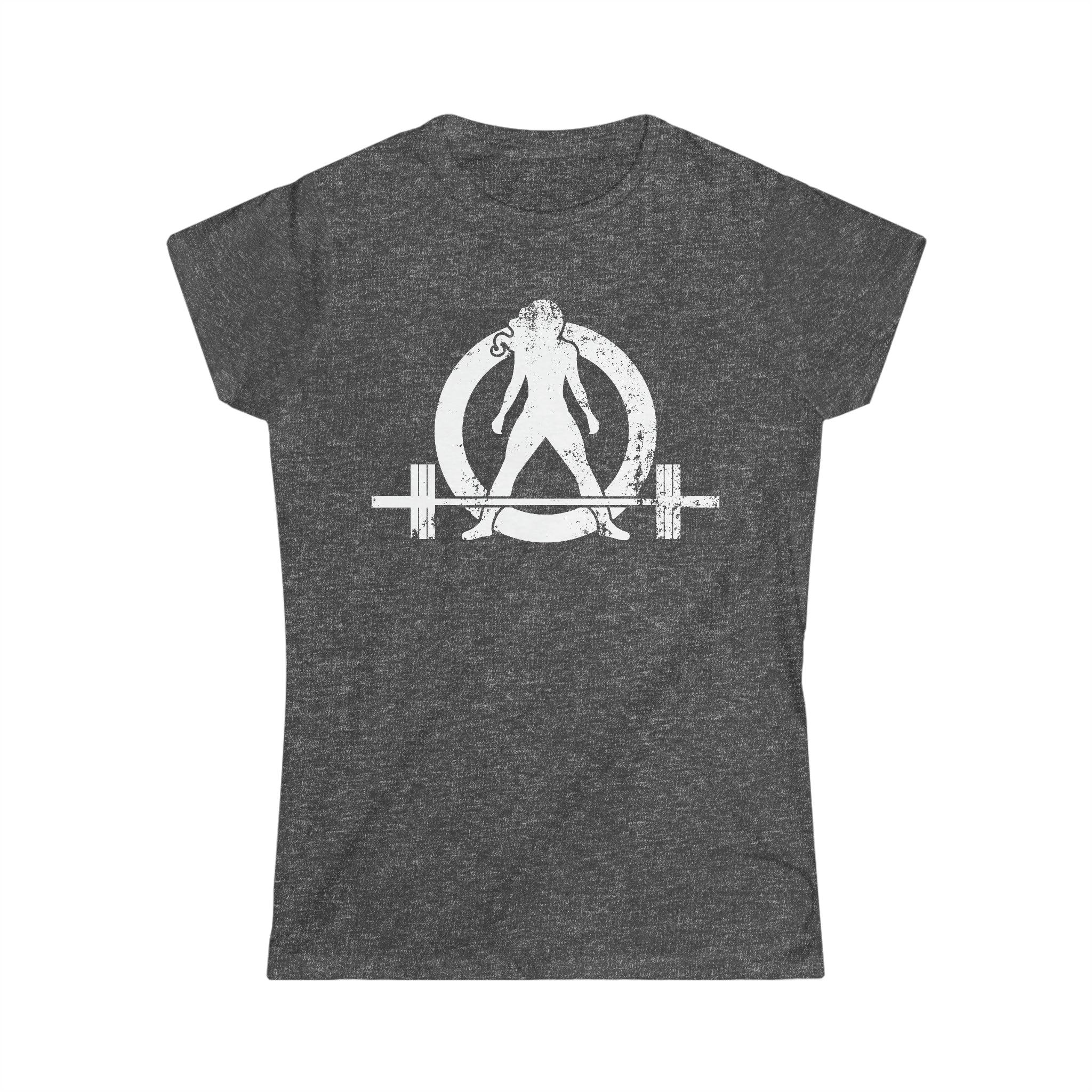 Strong Is Beautiful - Distressed White Logo - Women's Softstyle Tee (BEST SELLER)