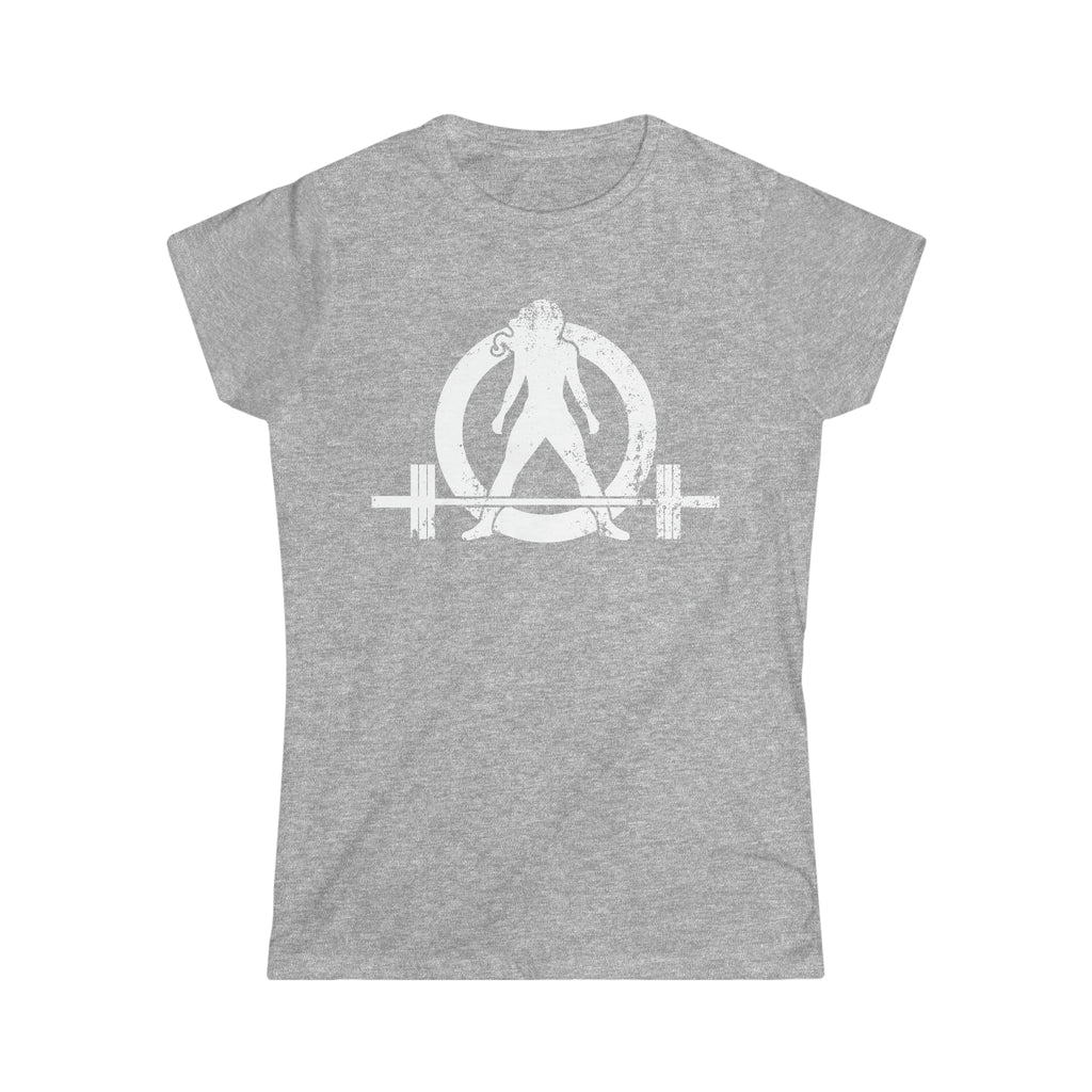 Strong Is Beautiful - Distressed White Logo - Women's Softstyle Tee (BEST SELLER)