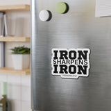 Iron Sharpens Iron - Die-Cut Magnets