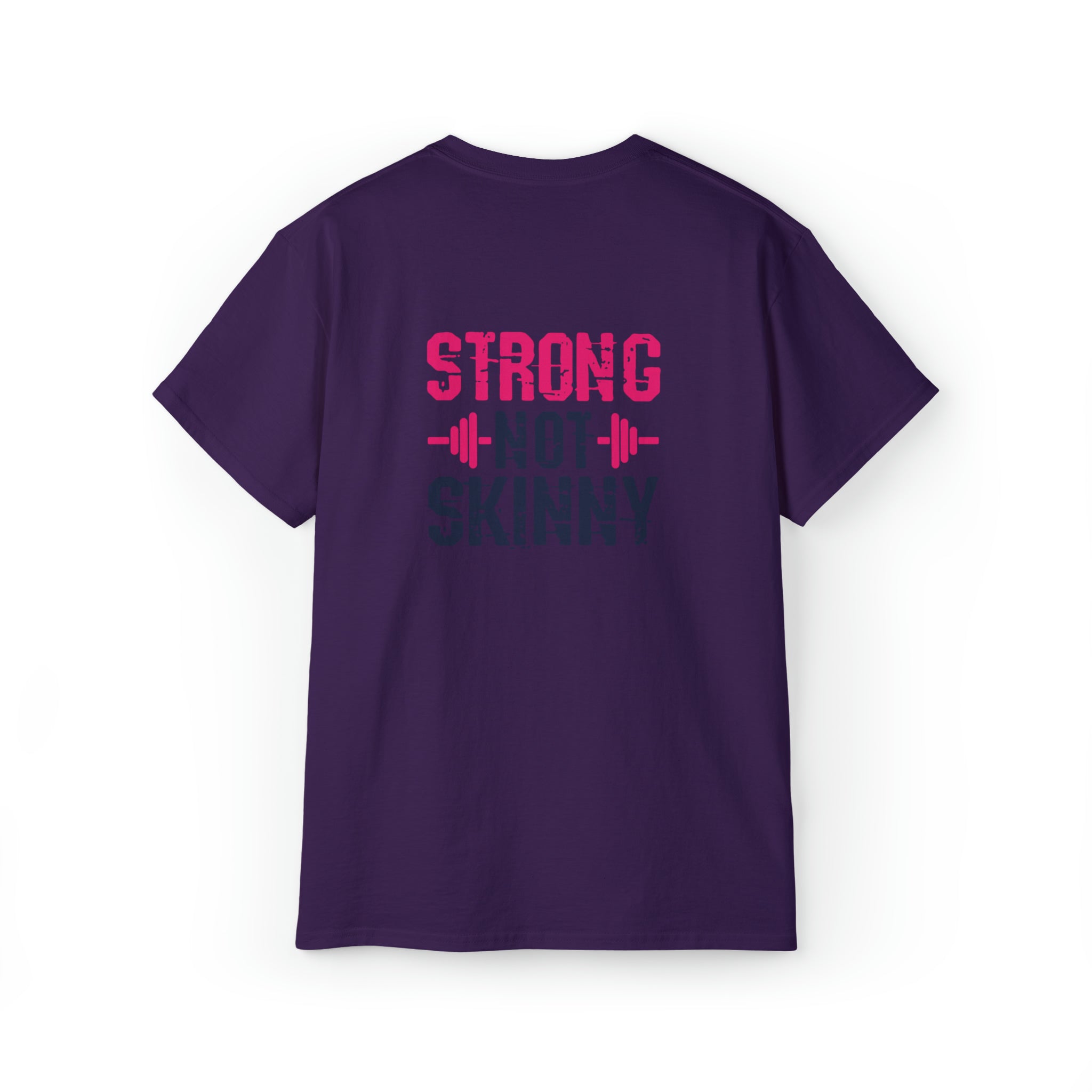 Strong Not Skinny - Unisex Ultra Cotton Tee - Color Distressed Logo