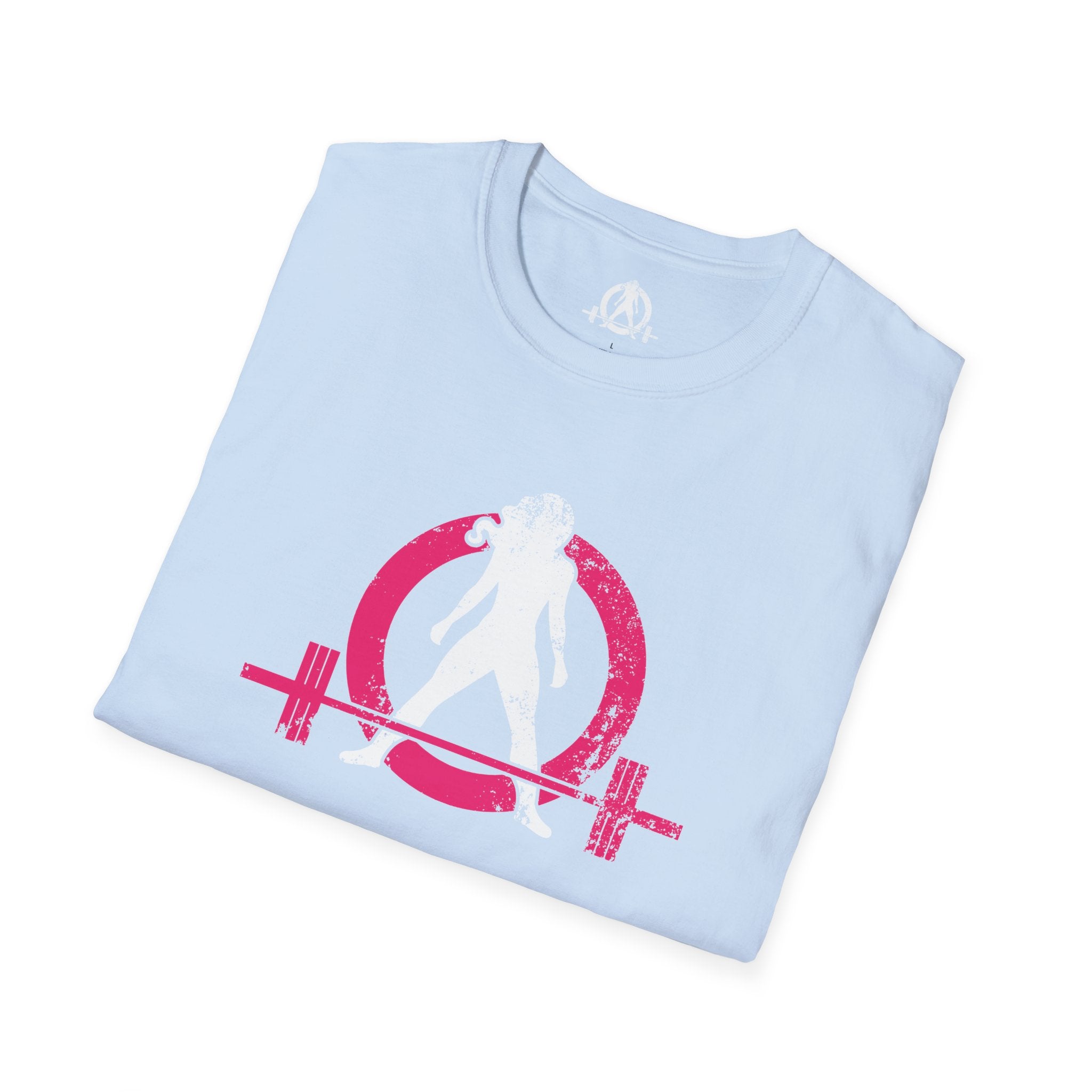 Unisex Softstyle T-Shirt - Color Distressed Logo - Plain Back