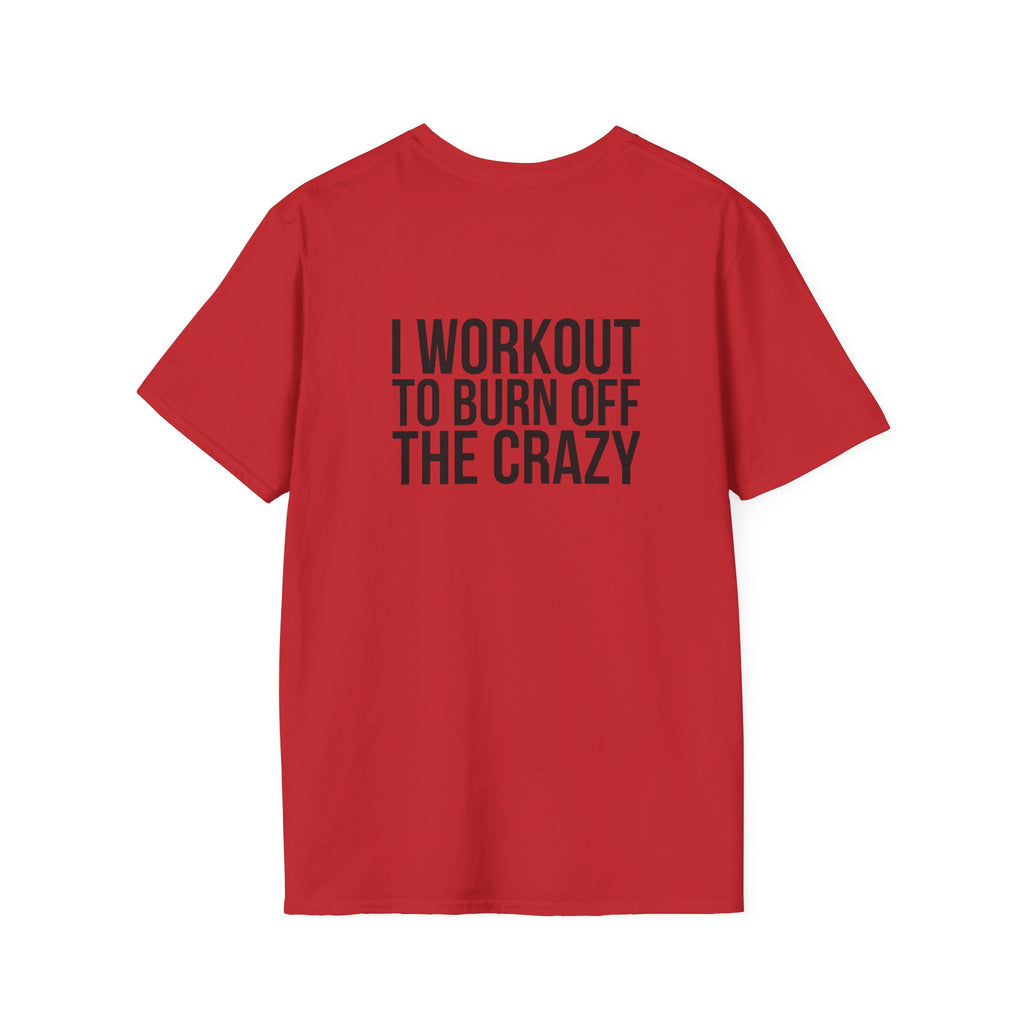 Cardio = Lift Weights Faster - Unisex Softstyle T-Shirt - Logo Front