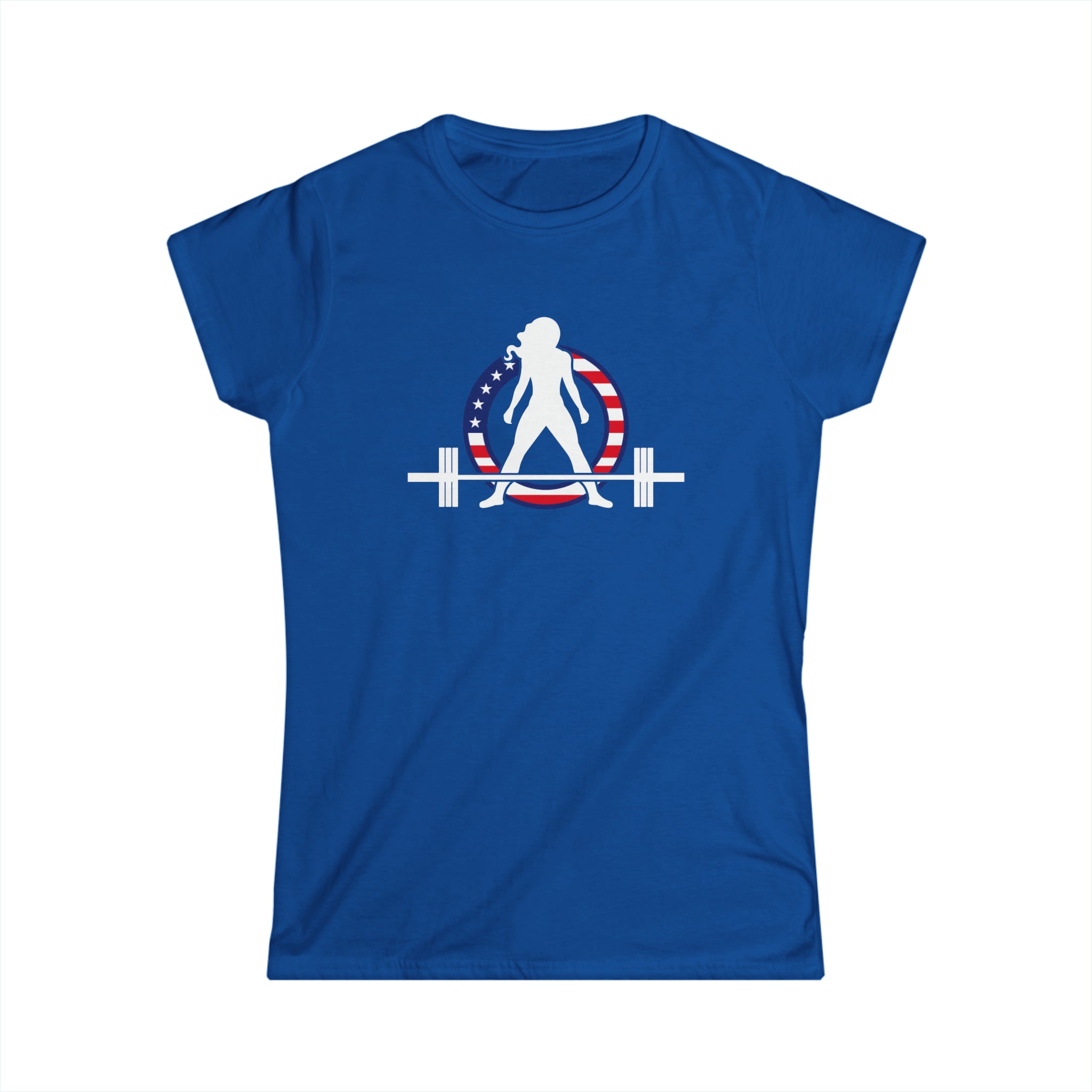 USA - Women's Softstyle Tee -  Color Dark Logo