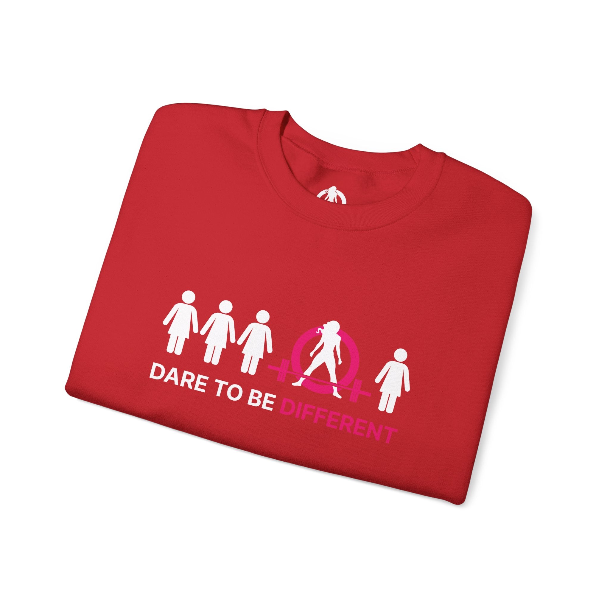 Dare To Be Different - Deadlift - Unisex Heavy Blend™ Crewneck Sweatshirt - Front  Logo